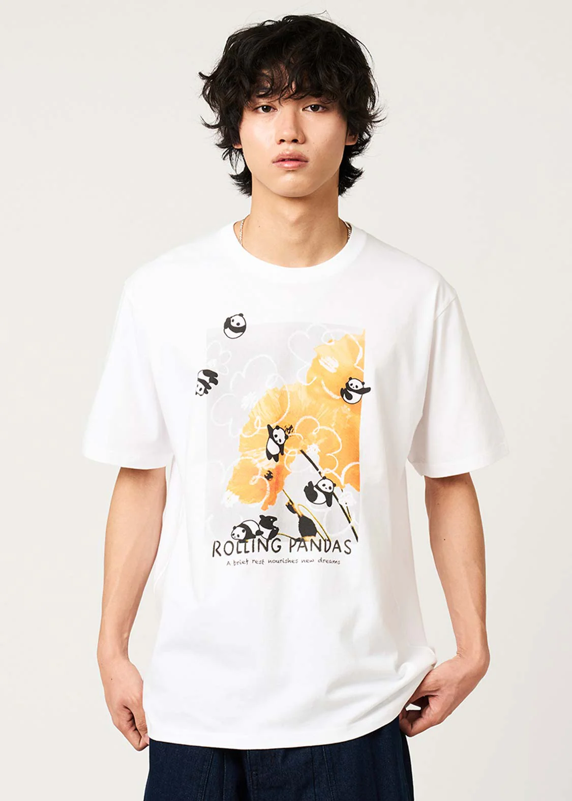 Rolling Pandas Flower | T-Shirt - Image 7