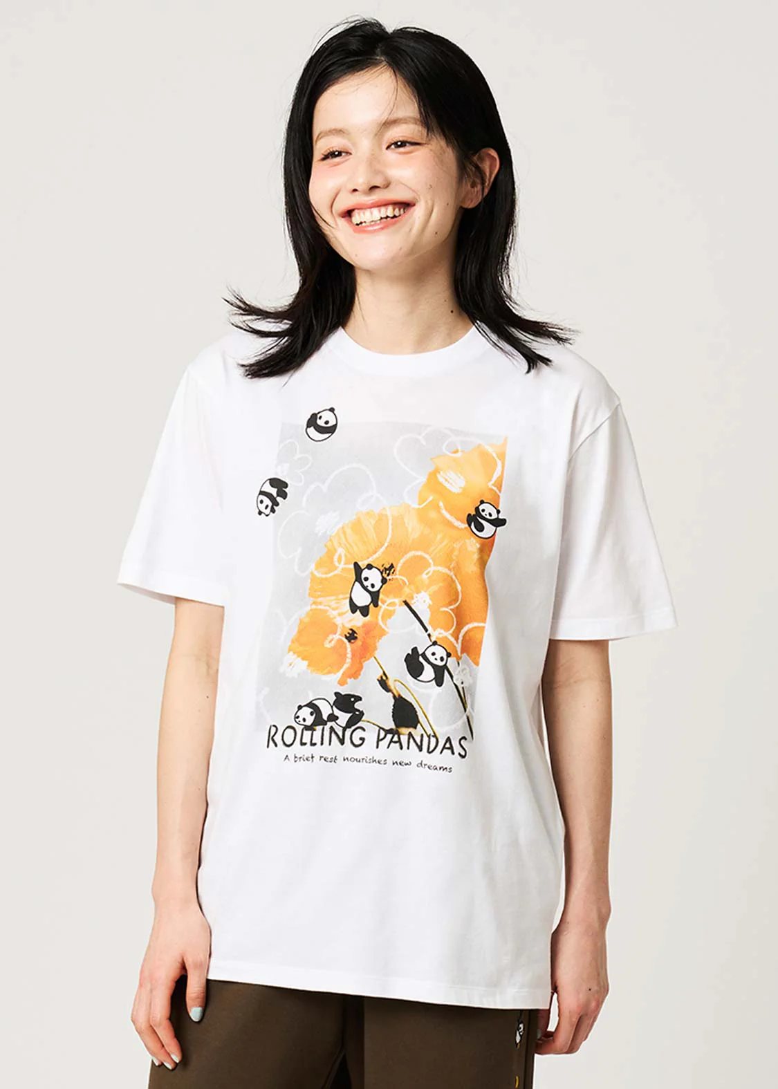 Rolling Pandas Flower | T-Shirt - Image 9
