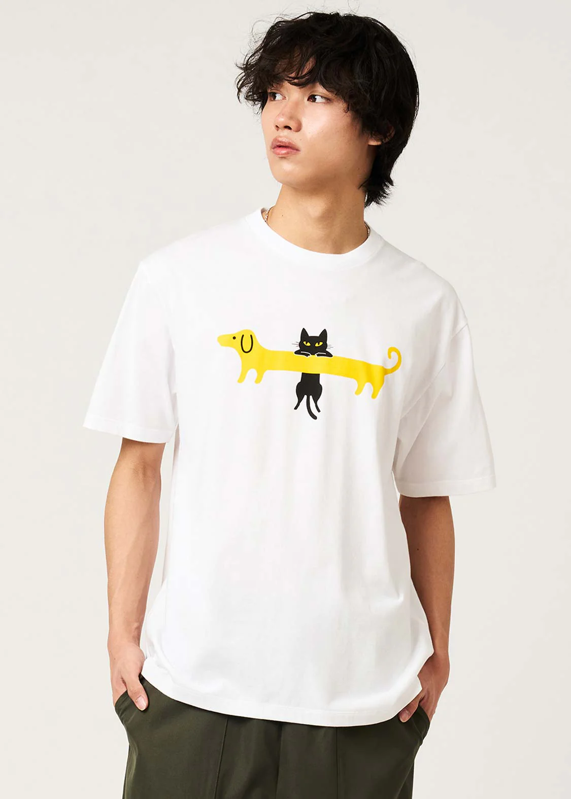 Neko Kaburi Nagasugiru Inu | T-Shirt - Image 7