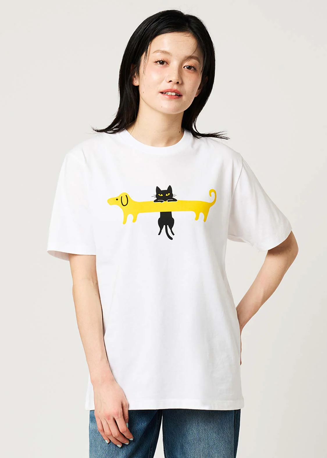 Neko Kaburi Nagasugiru Inu | T-Shirt - Image 9