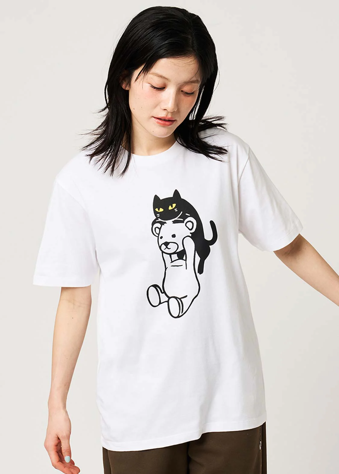 Nekokaburi Control Bear | T-Shirt - Image 6