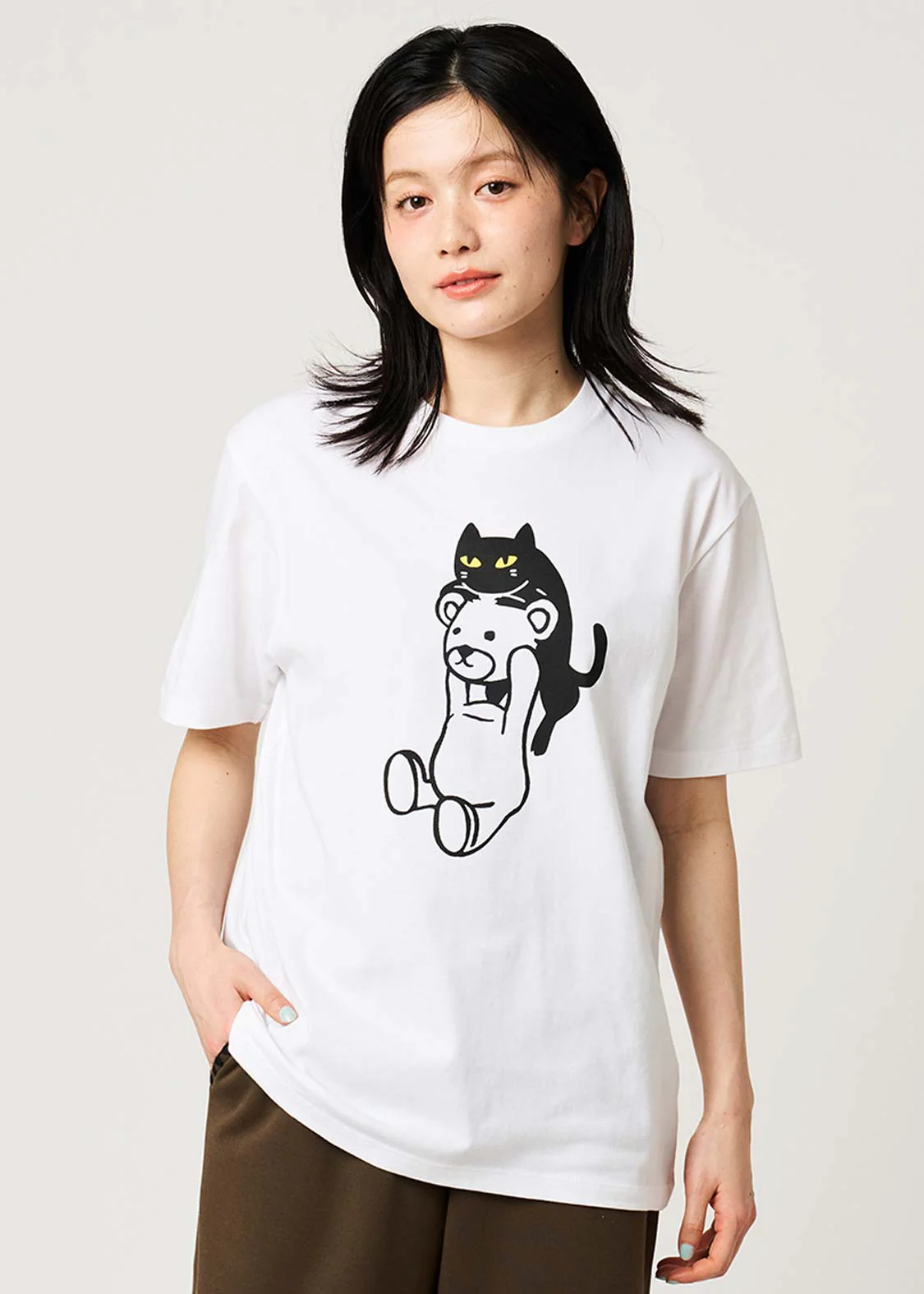 Nekokaburi Control Bear | T-Shirt - Image 9