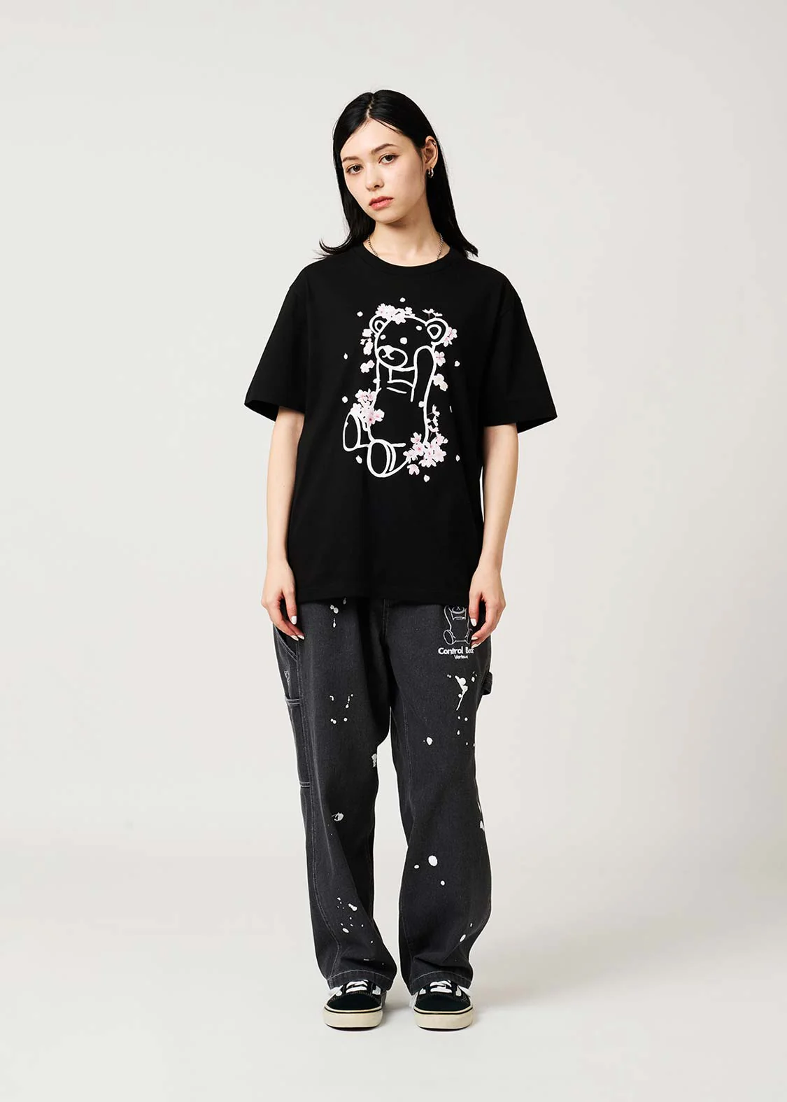 Control Bear Sakura Club Room | T-Shirt - Image 10