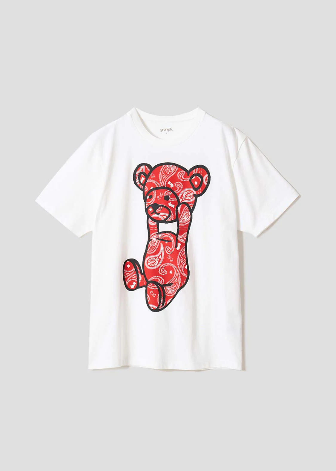 Paisley Control Bear Red | T-Shirt