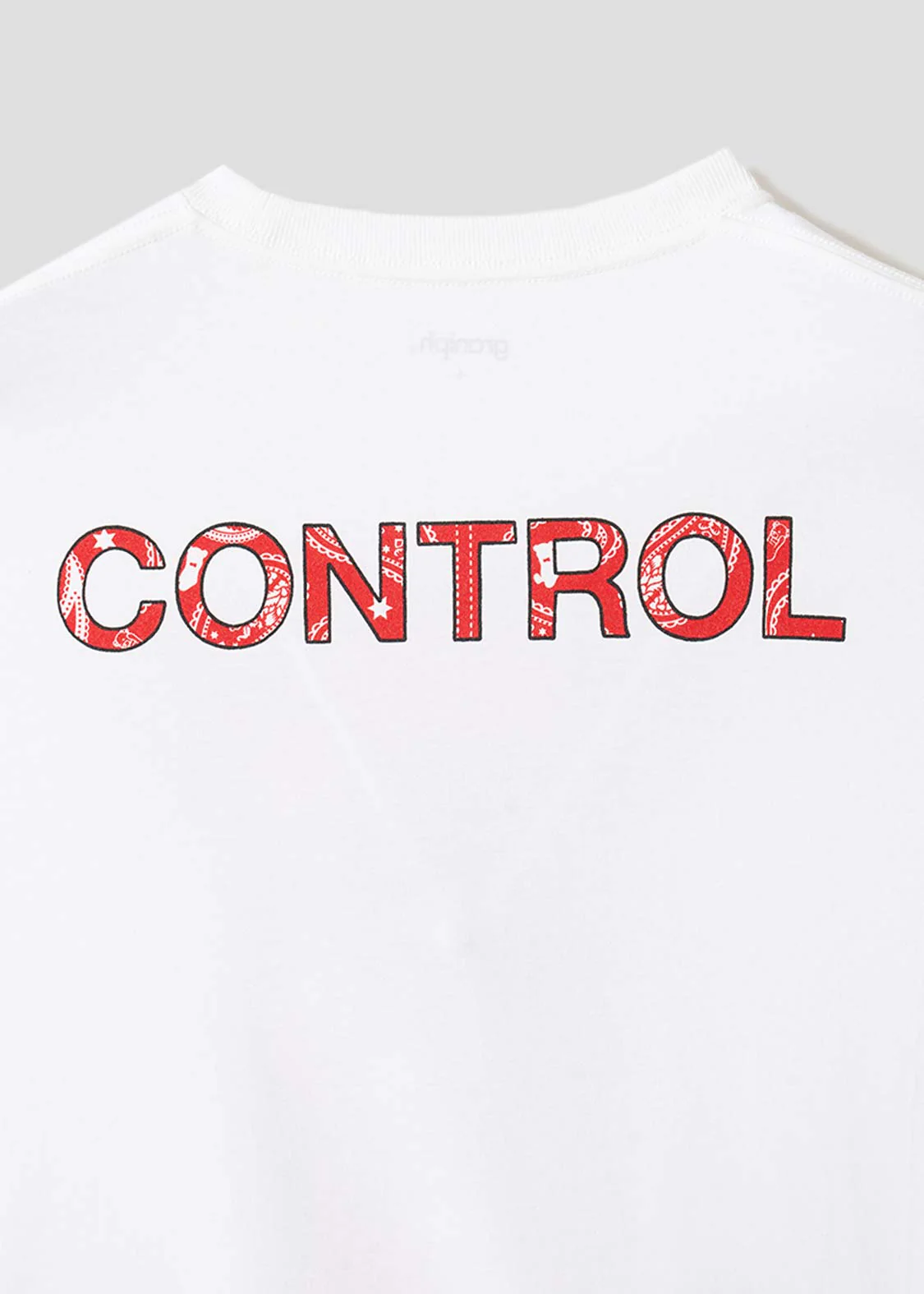 Paisley Control Bear Red | T-Shirt - Image 5