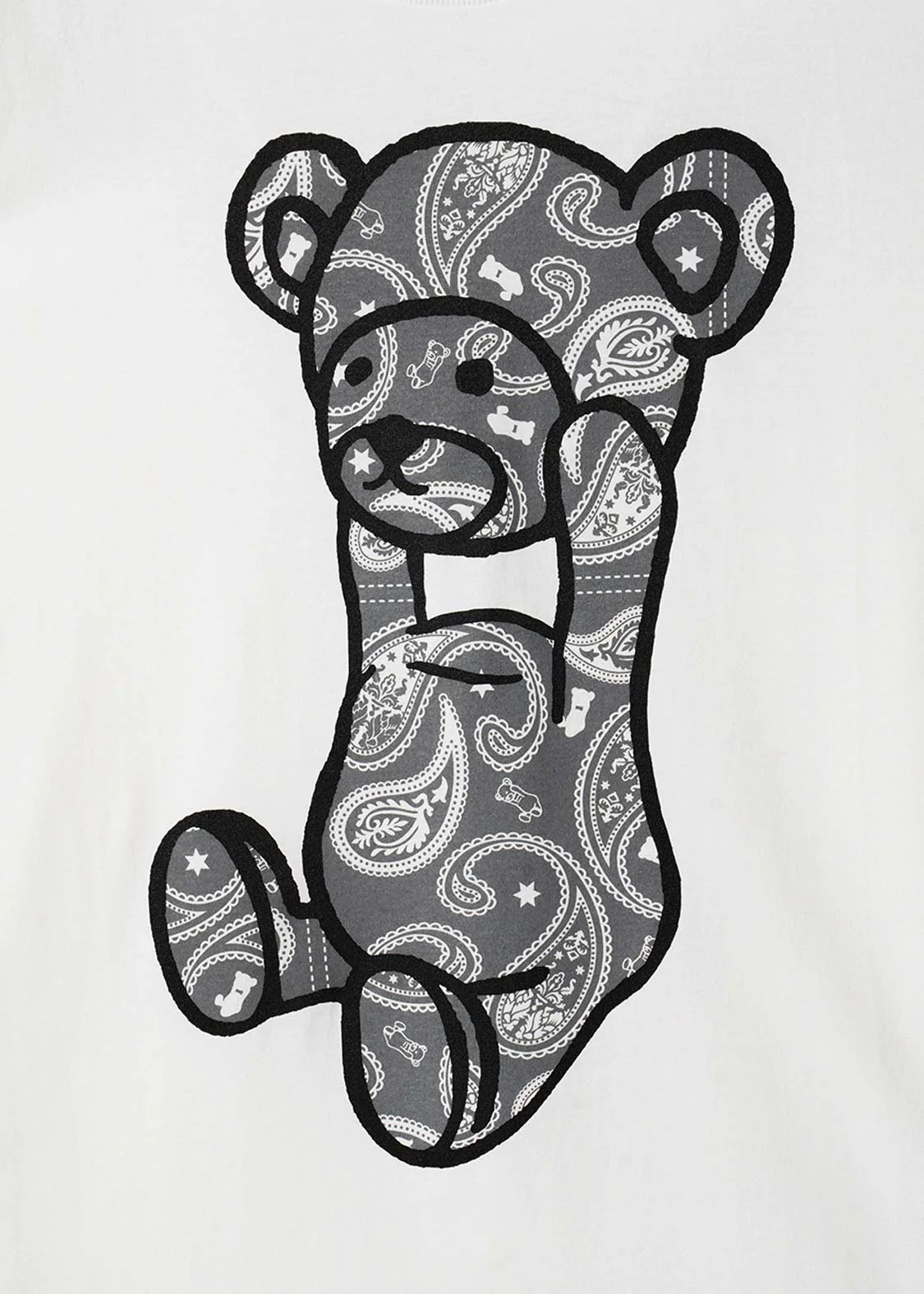 Paisley Control Bear Grey | T-Shirt - Image 4