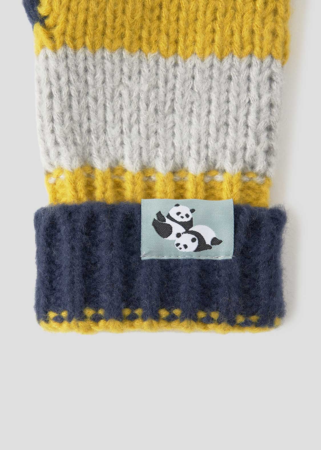 Rolling Pandas | Knit Line Gloves - Image 5