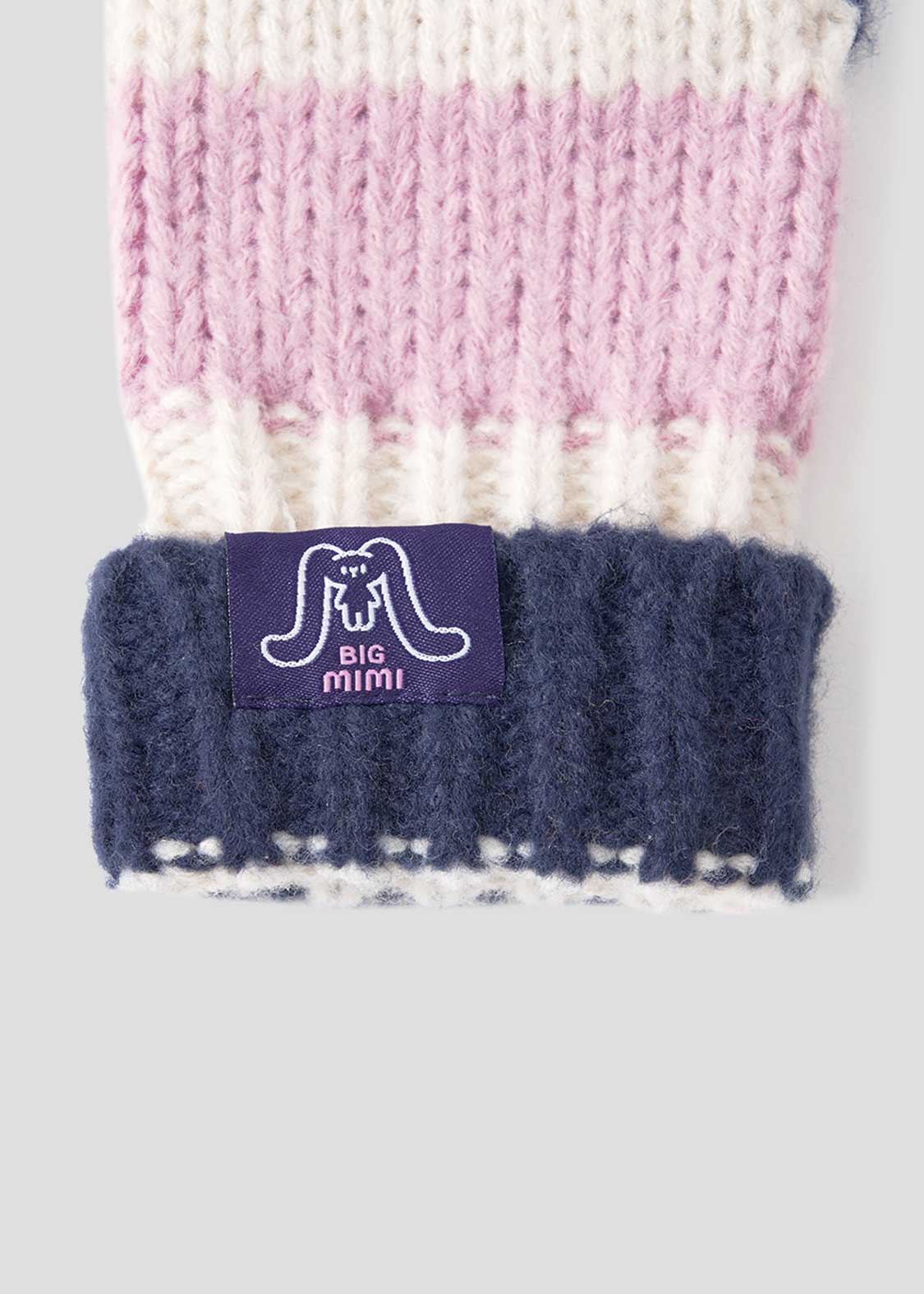 Big Mimi | Knit Line Gloves - Image 4