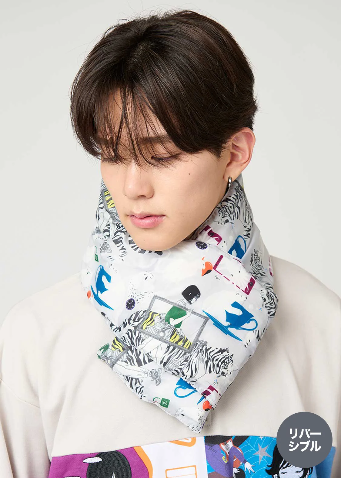 Yusuke Nakamura Down Muffler  (Yusuke Nakamura_graniph pattern) - Image 8