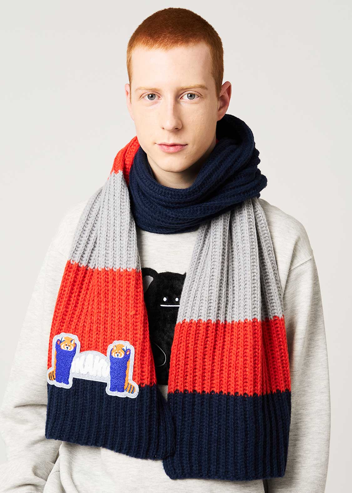 Ikaku B | Knit Line Scarf - Image 6