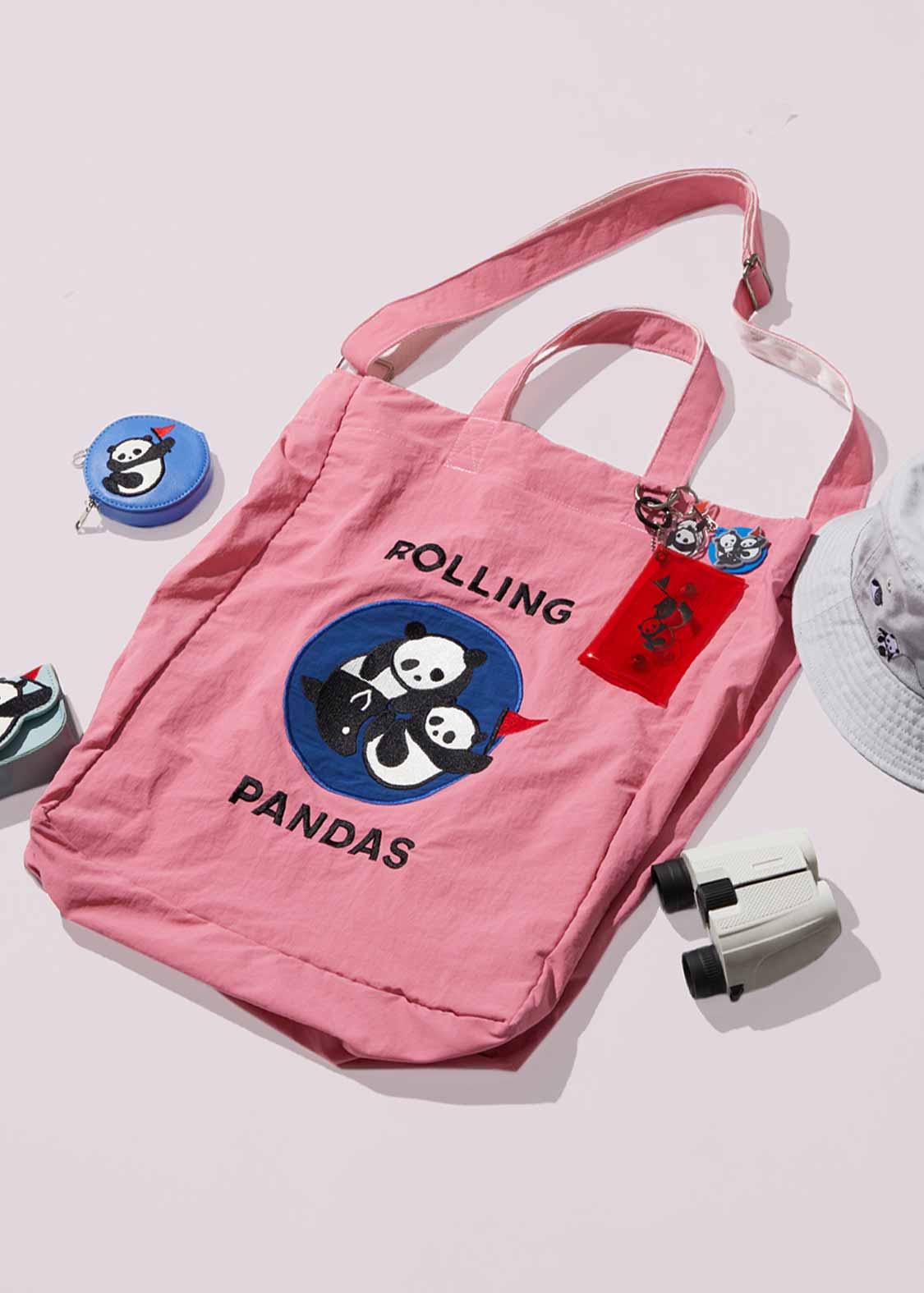 2 Way Tote Bag (Rolling Pandas Symbolic) - Image 8