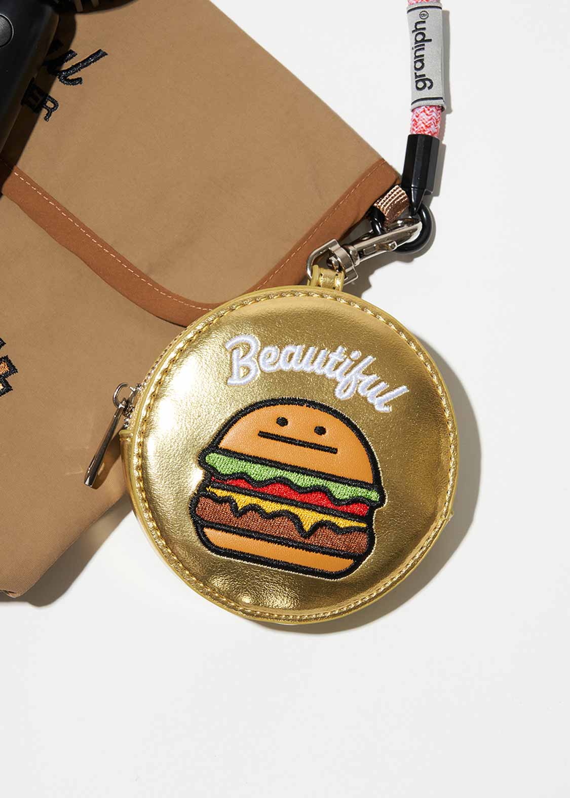 Custom Circle Pouch (Beautiful Shadow Burger) - Image 8
