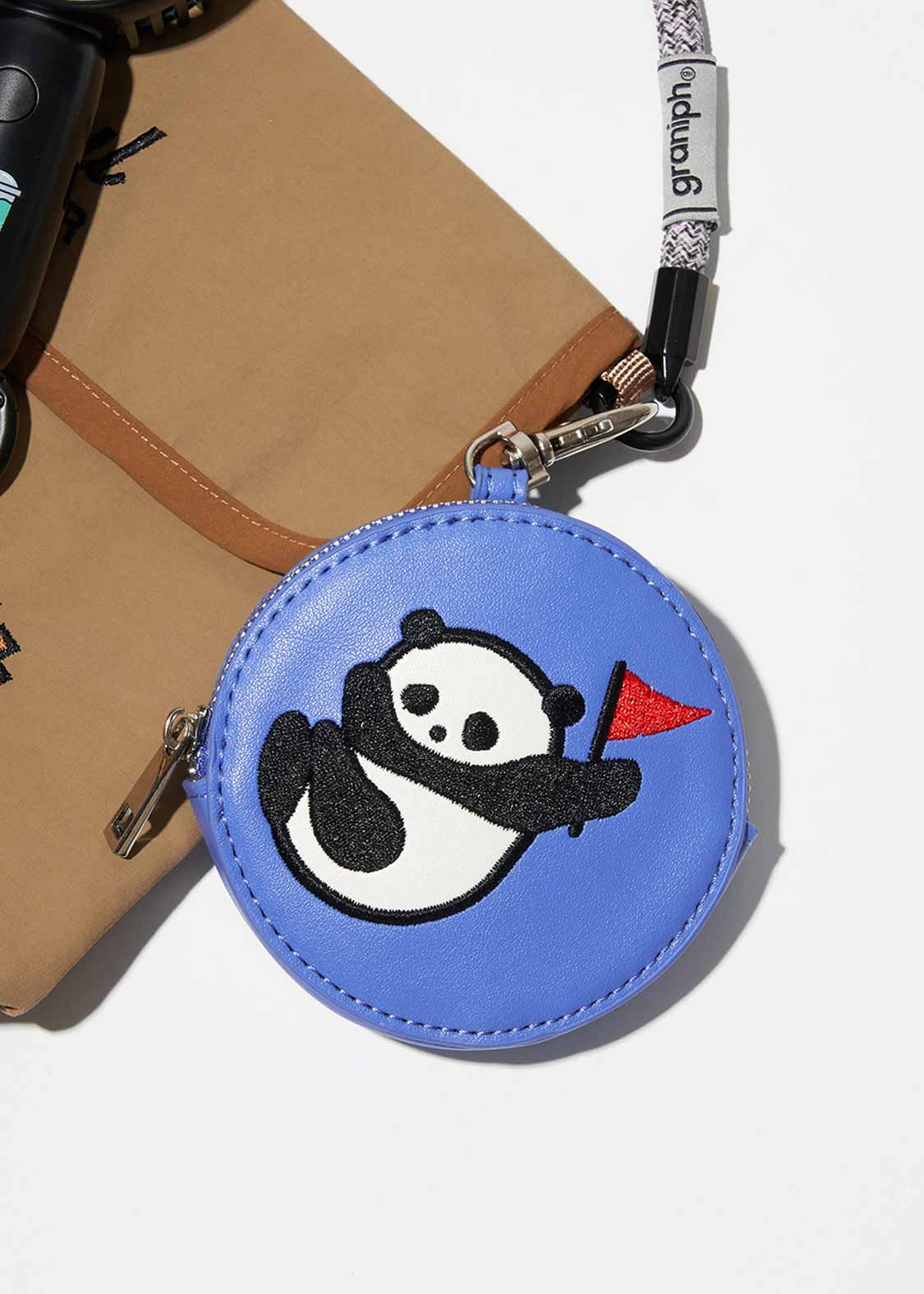 Custom Circle Pouch (Rolling Pandas Symbolic) - Image 10