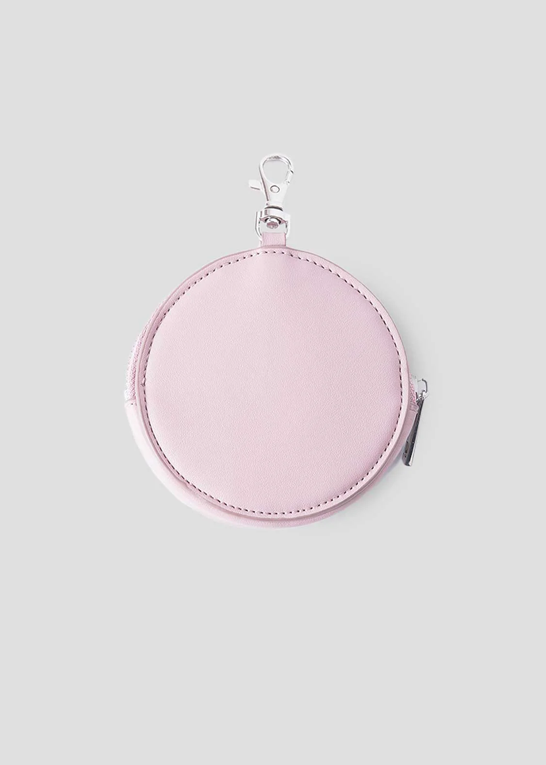 Ikaku Face | Faux Leather Custom Circle Pouch - Image 2