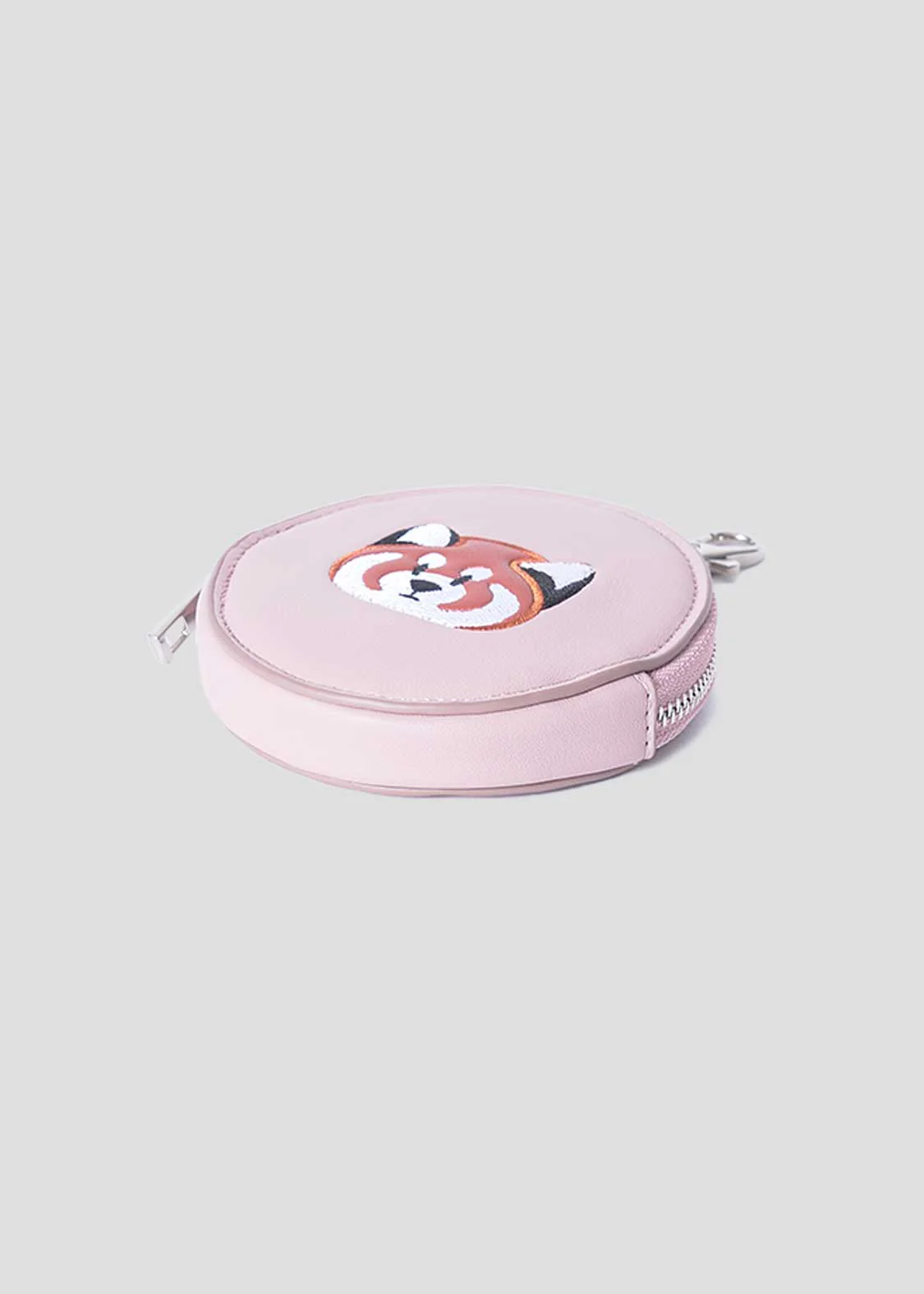 Ikaku Face | Faux Leather Custom Circle Pouch - Image 3