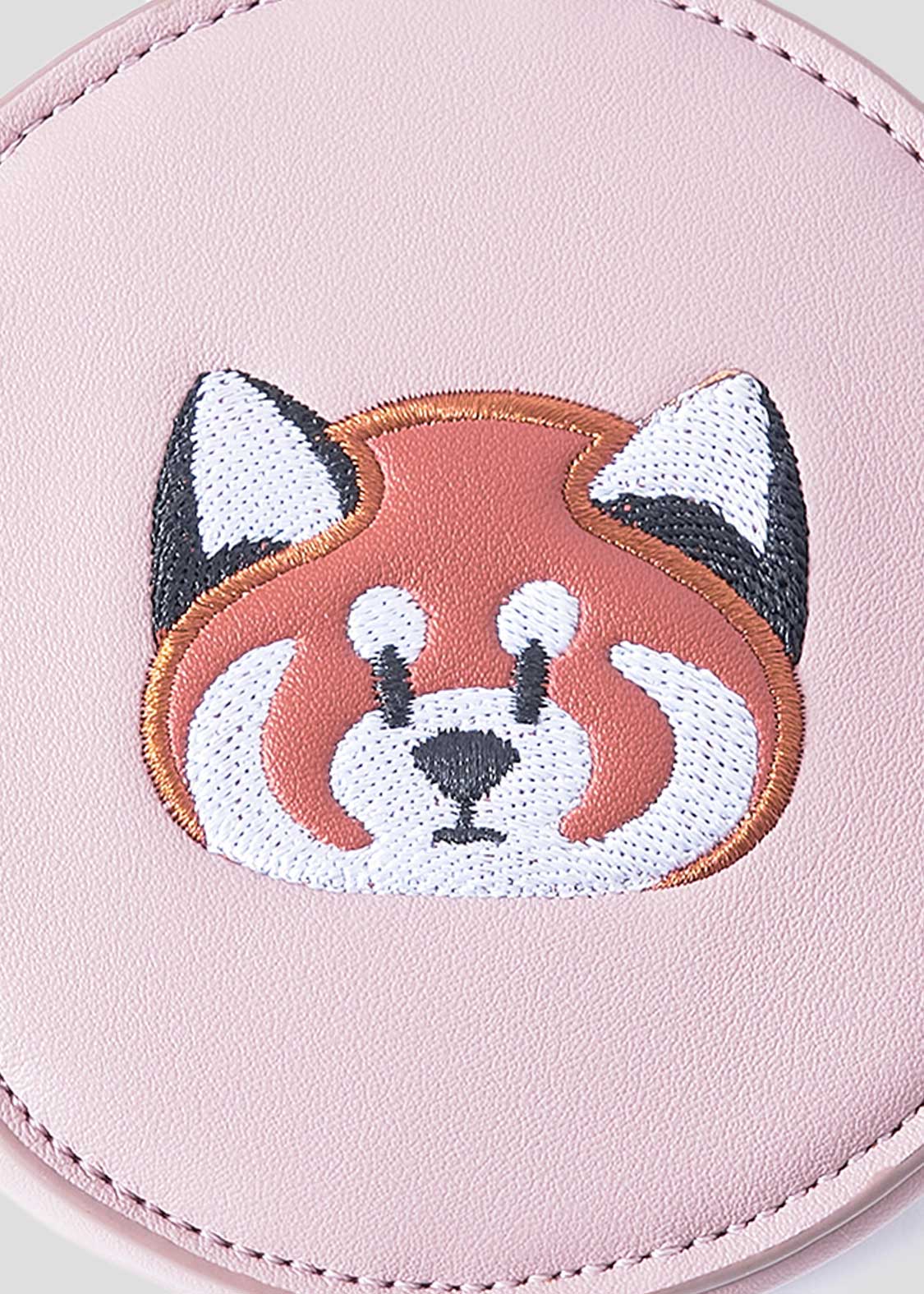 Ikaku Face | Faux Leather Custom Circle Pouch - Image 4