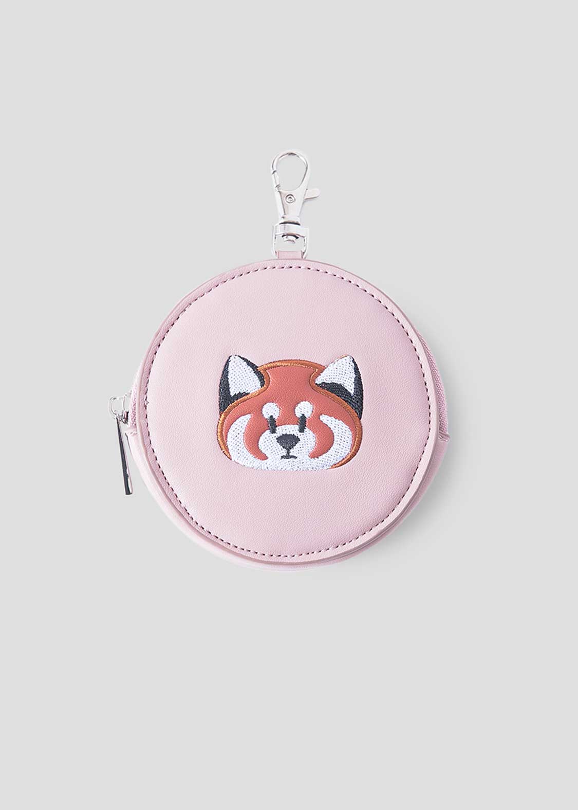 Ikaku Face | Faux Leather Custom Circle Pouch - Image 7
