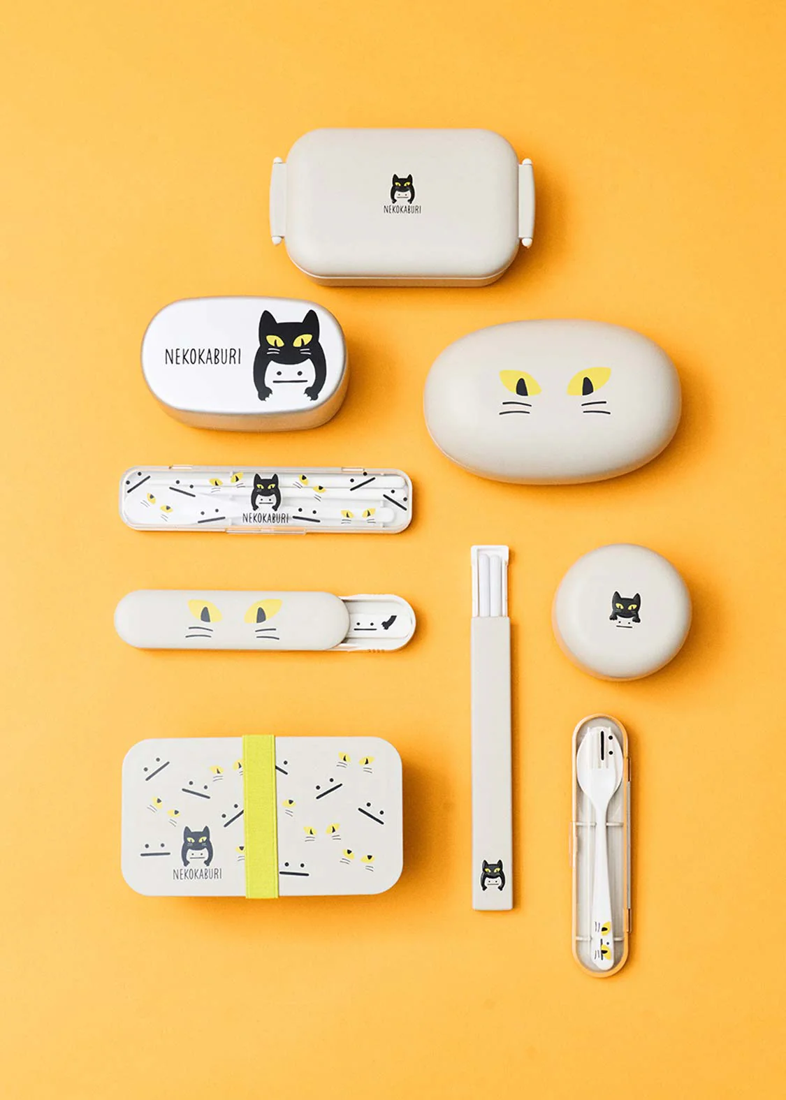 Nekokaburi Beautiful Shadow | Chopsticks & Spoon Set - Image 6