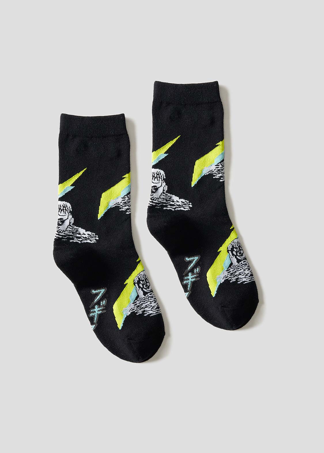 Shigeru Mizuki Middle Socks (Shigeru Mizuki_The Birth of Kitaro Pattern) - Image 3