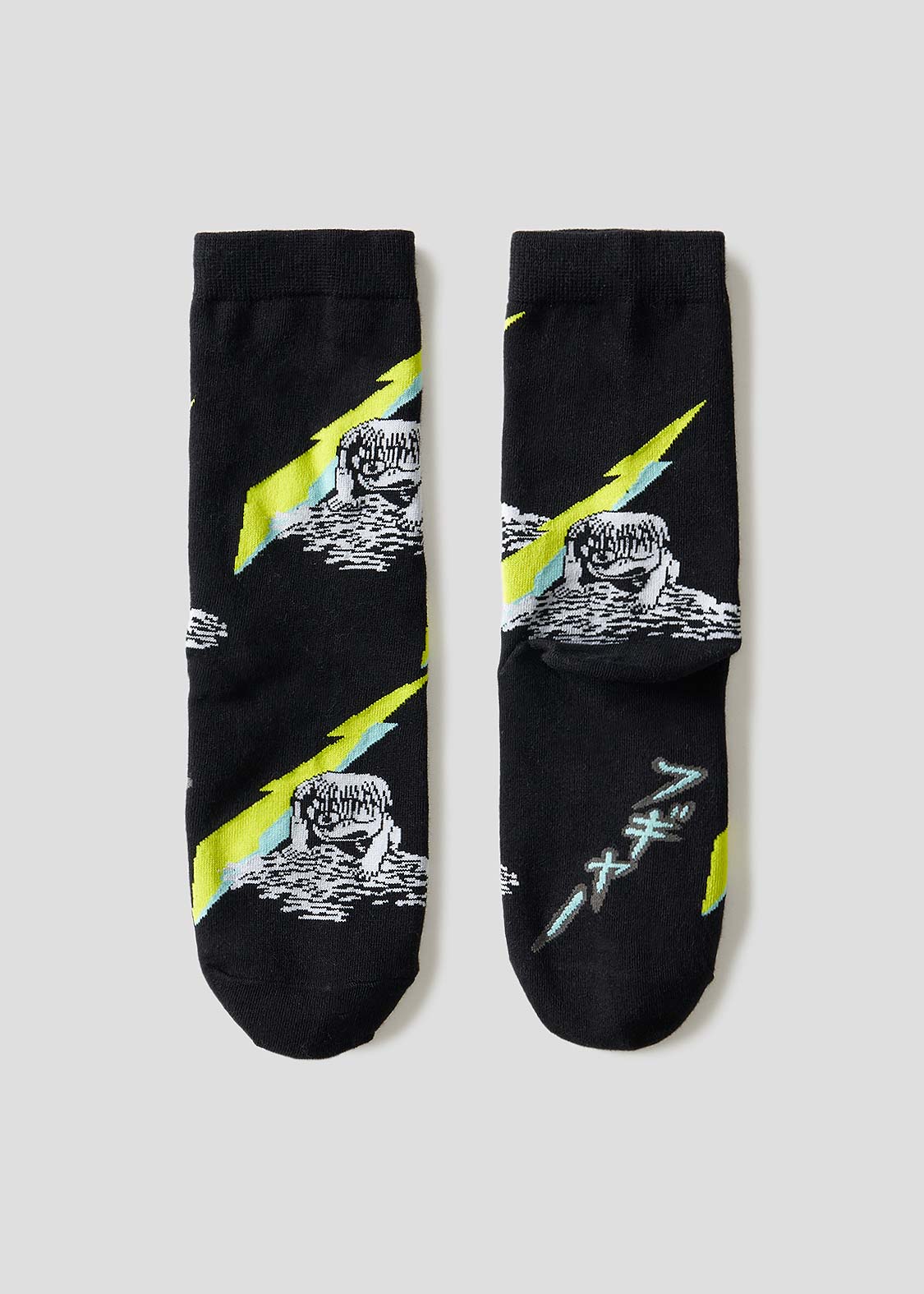 Shigeru Mizuki Middle Socks (Shigeru Mizuki_The Birth of Kitaro Pattern) - Image 4