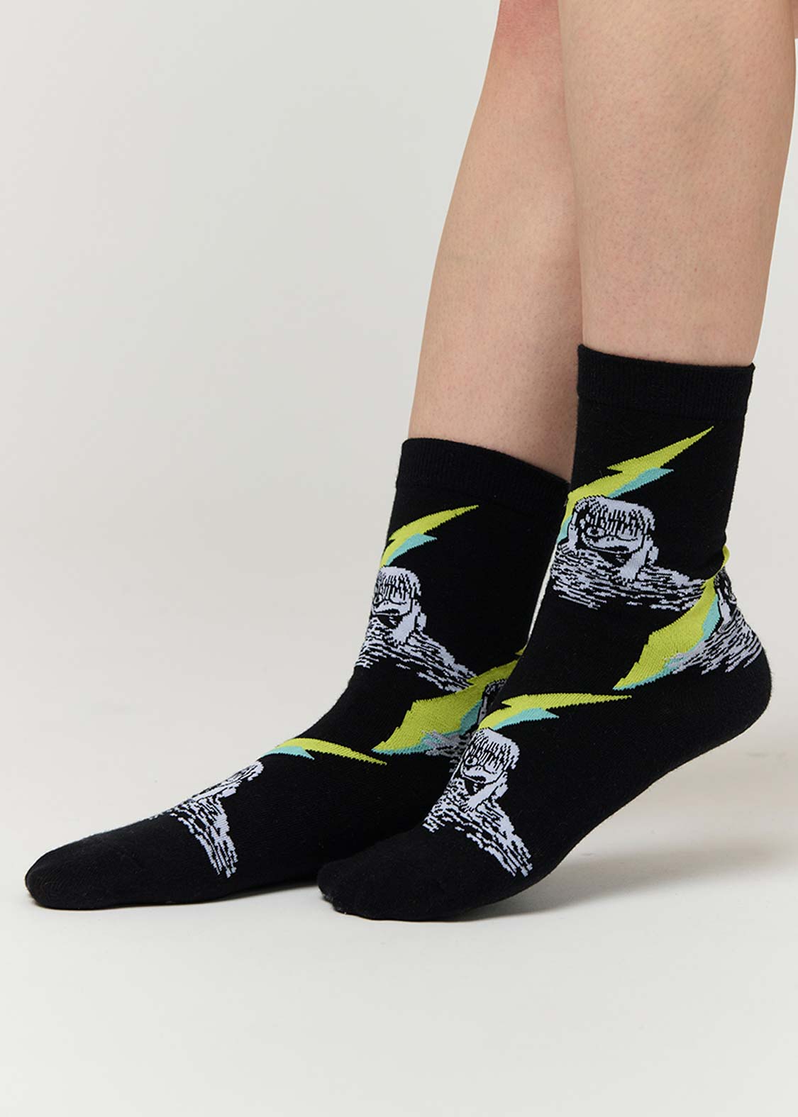 Shigeru Mizuki Middle Socks (Shigeru Mizuki_The Birth of Kitaro Pattern) - Image 7