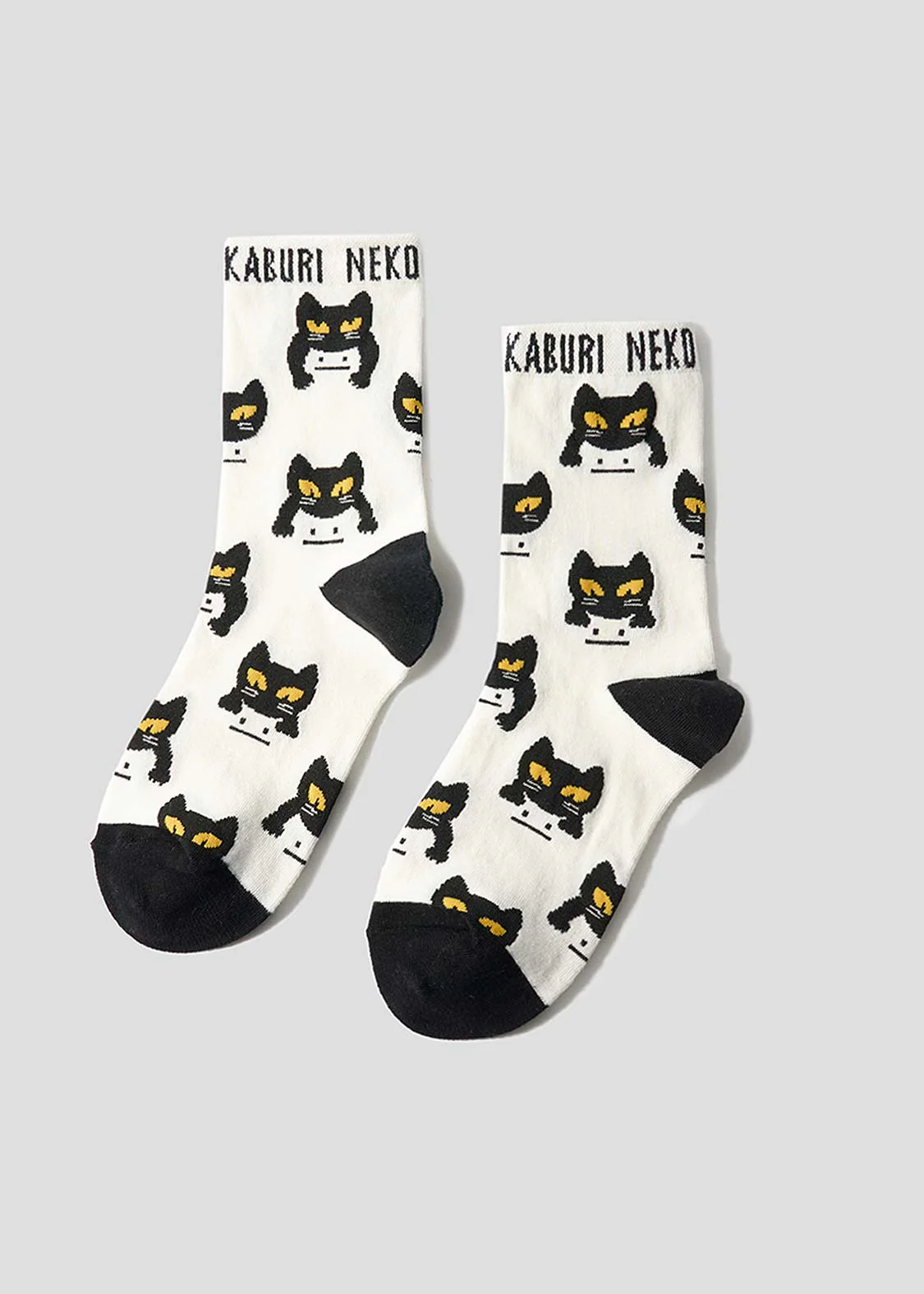Neko Kaburi Beautiful Shadow B | Mid-Length Socks