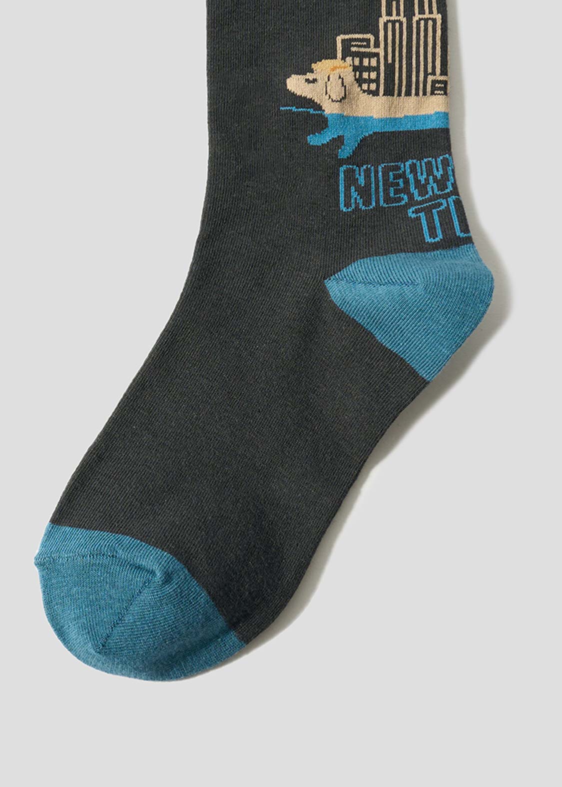Nagasugiru Inu New York Time | Mid Socks - Image 8