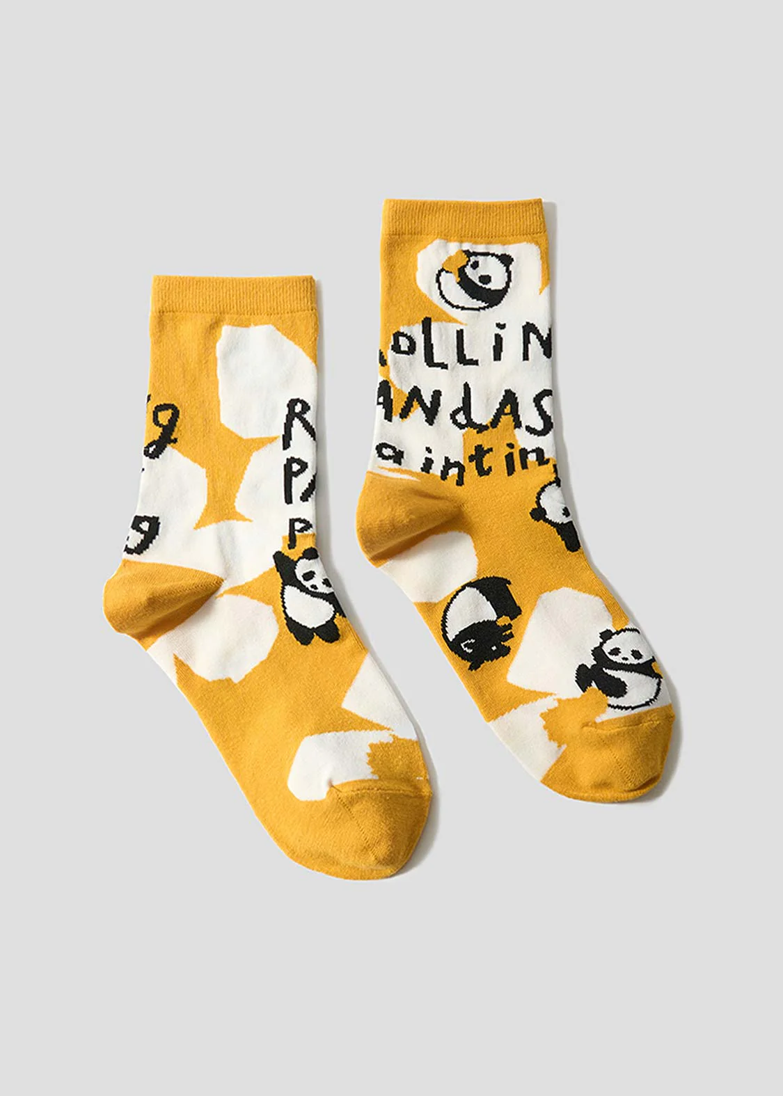 Rolling Pandas Painting | Middle Socks - Image 2