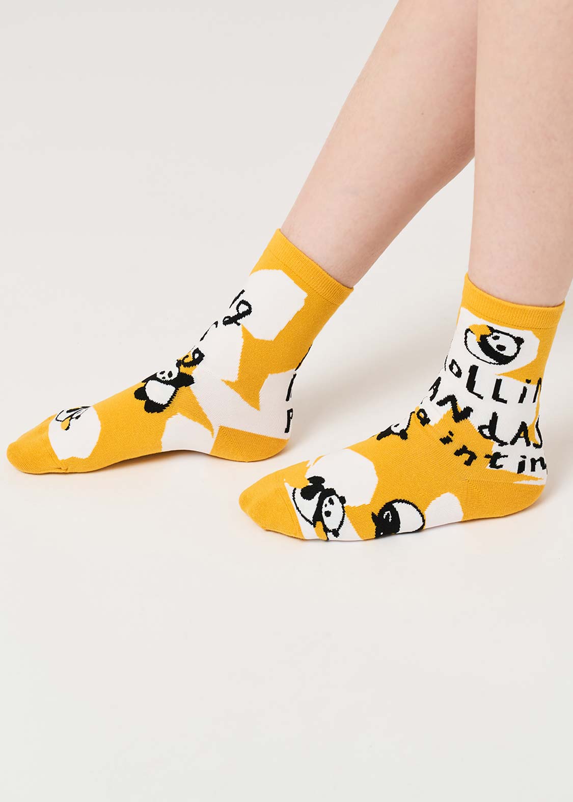 Rolling Pandas Painting | Middle Socks - Image 9