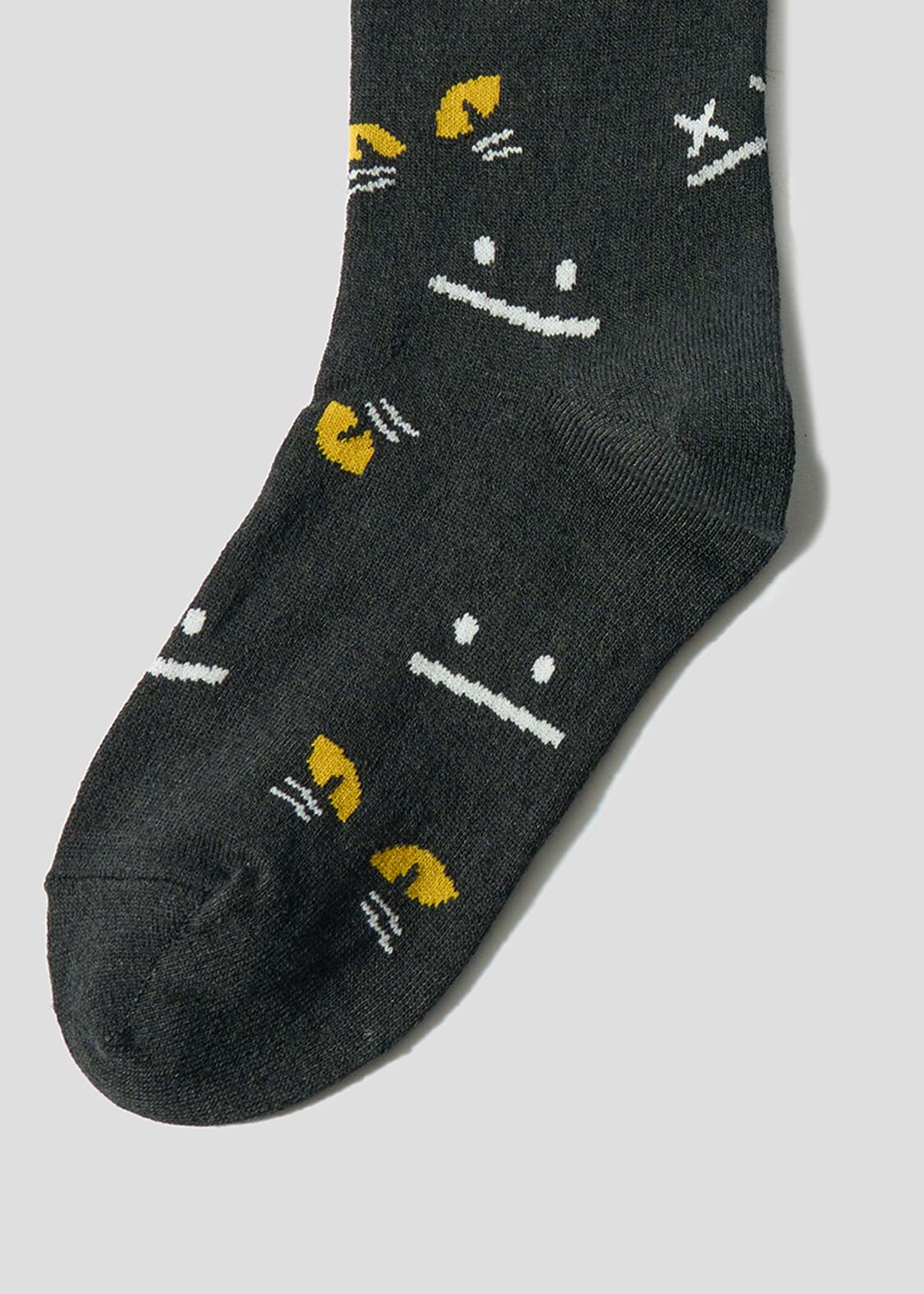 Neko Kaburi Beautiful Shadow A | Linen Mid-Length Socks - Image 8