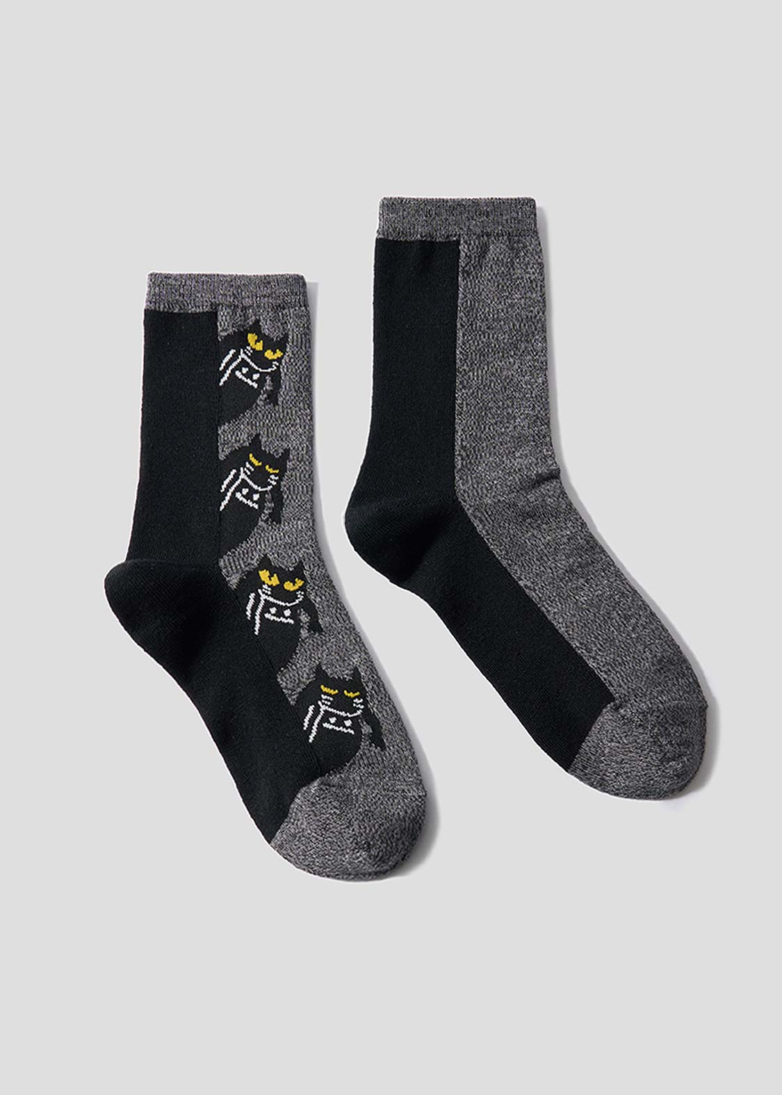 Neko Kaburi Beautiful Shadow B | Linen Mid-Length Socks - Image 2