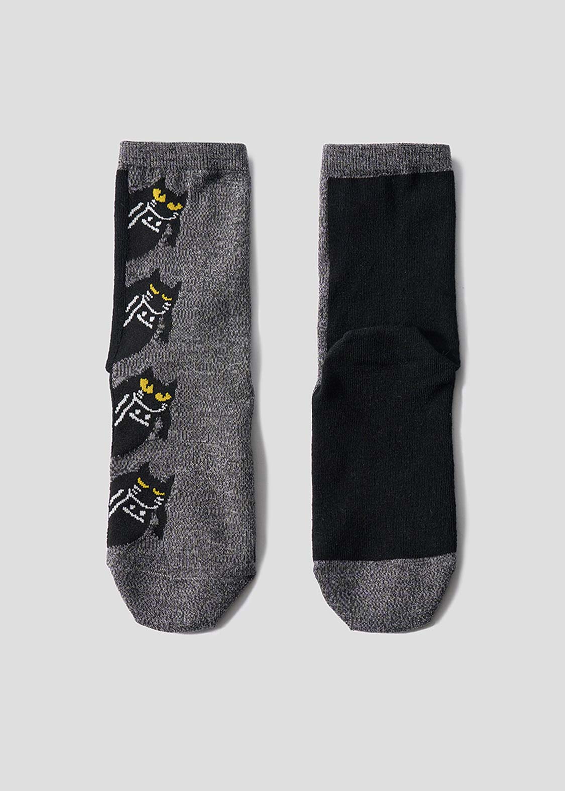 Neko Kaburi Beautiful Shadow B | Linen Mid-Length Socks - Image 3