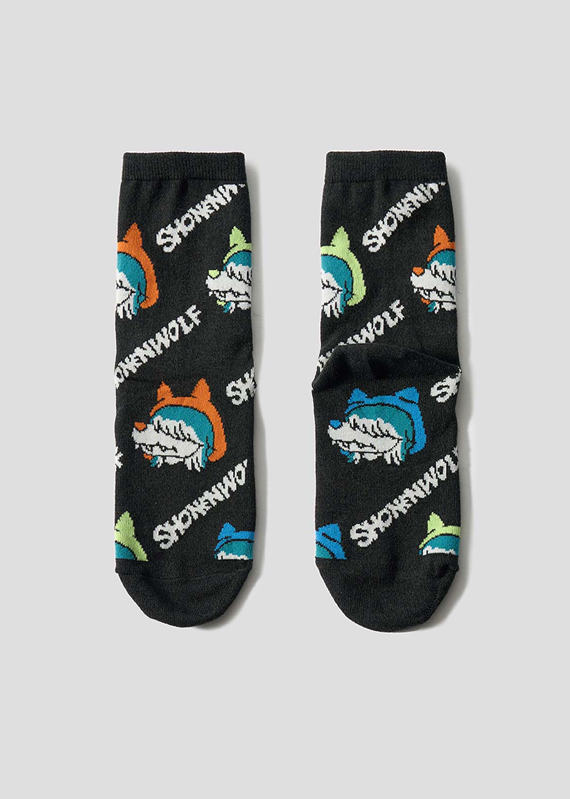 Shonen Wolf | Linen Mid-Length Socks - Image 3