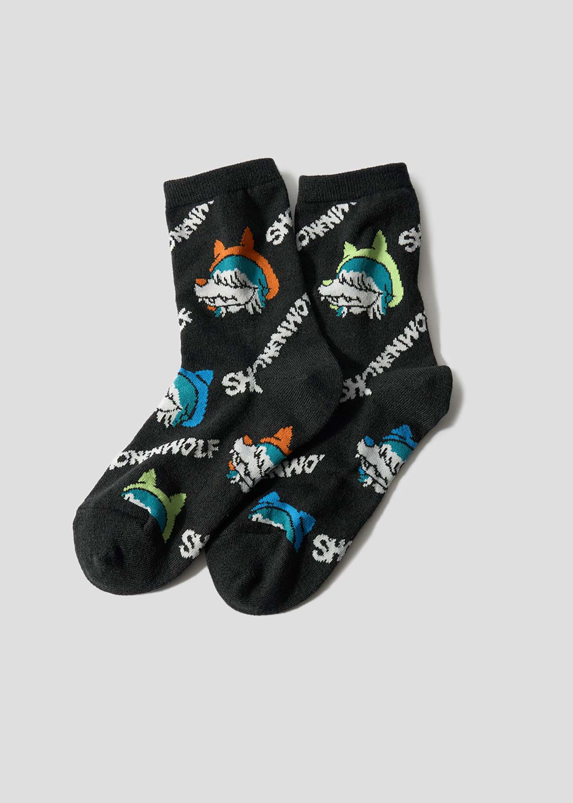Shonen Wolf | Linen Mid-Length Socks - Image 6