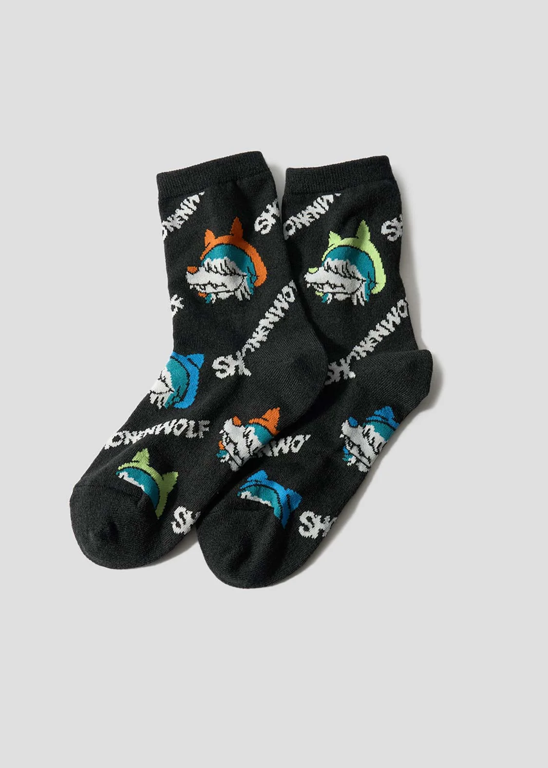 Shonen Wolf | Linen Mid-Length Socks - Image 7