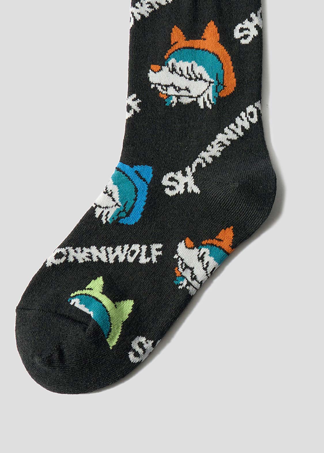 Shonen Wolf | Linen Mid-Length Socks - Image 8