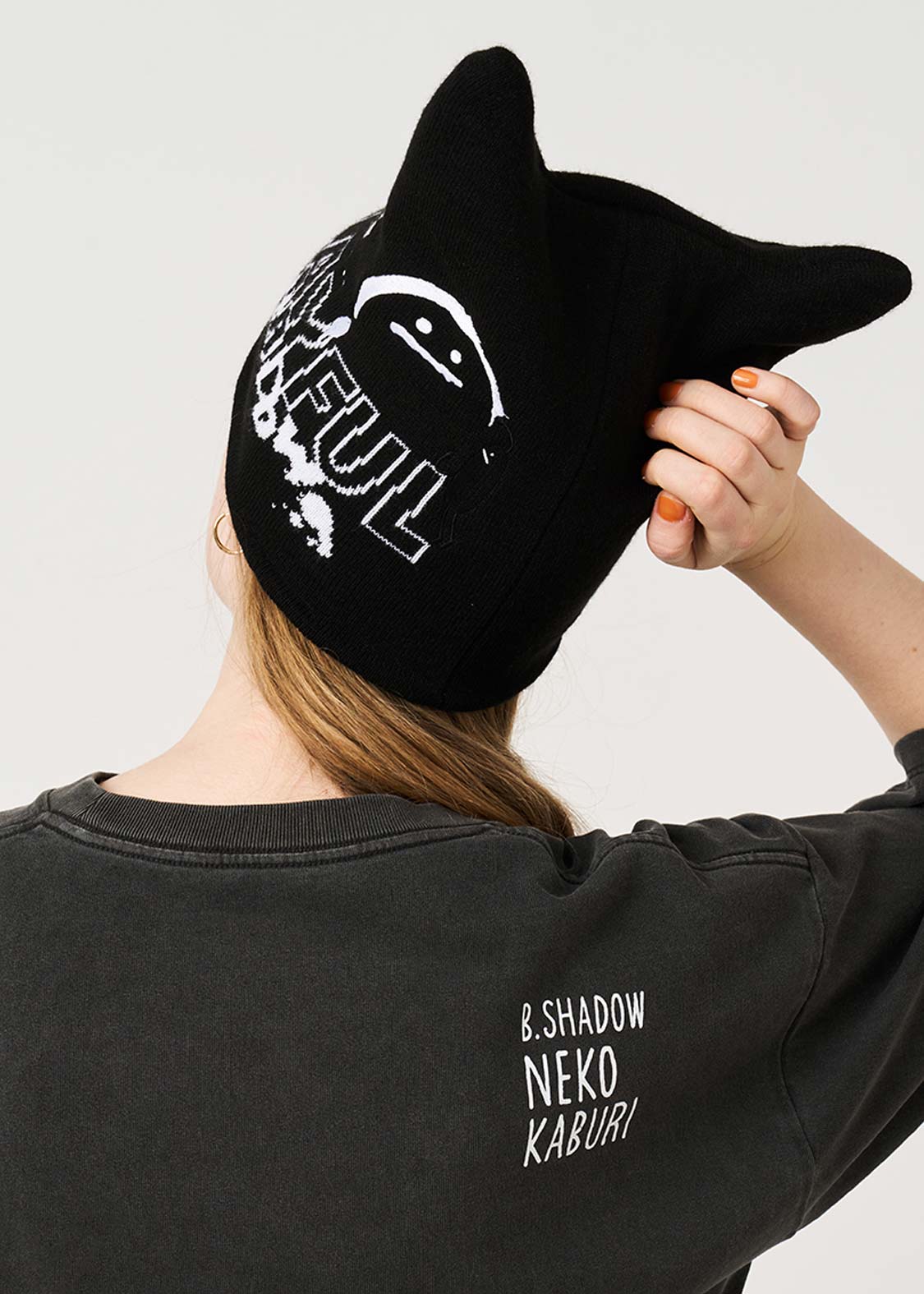 Beautiful Shadow Playful Paint | Beanie With Ears - Image 10