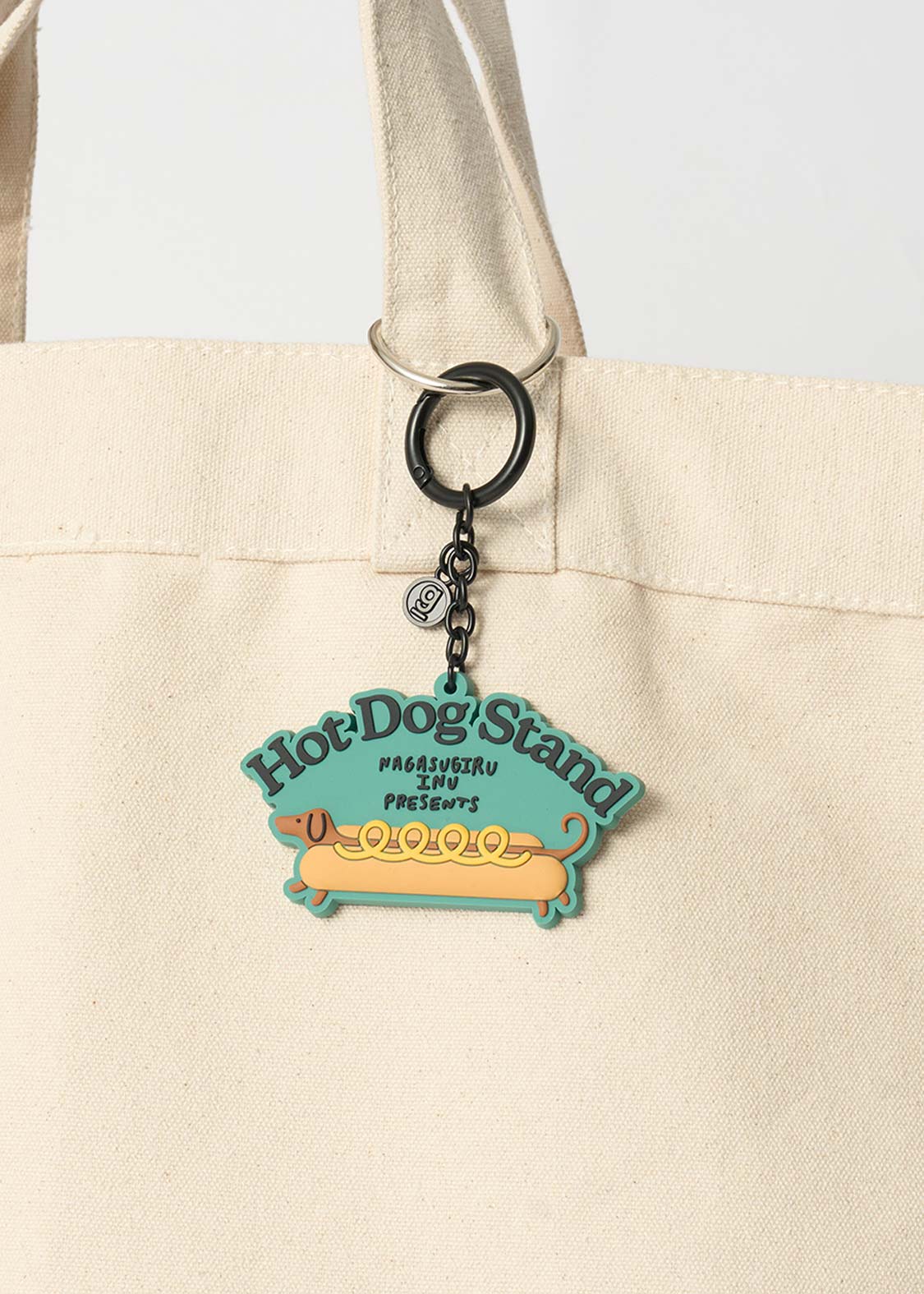 Nagasugiru Inu Meets Hot Dog | Keychain - Image 10