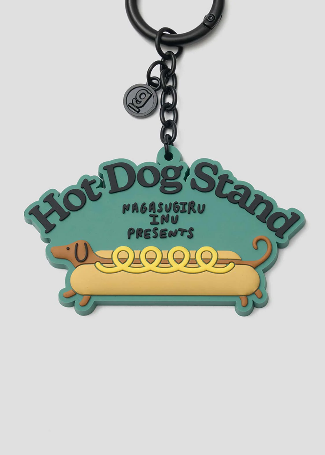 Nagasugiru Inu Meets Hot Dog | Keychain - Image 4