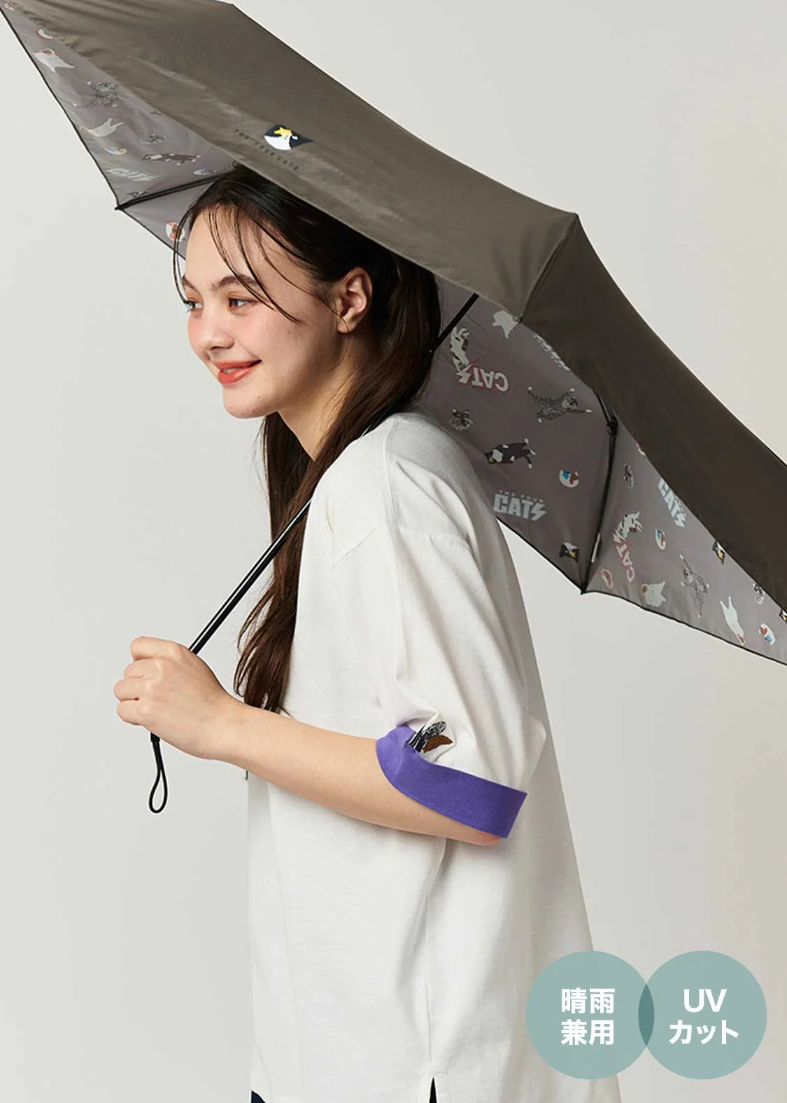 All-weather Folding Umbrella 55cm (THE FOUR CATS) - Image 6