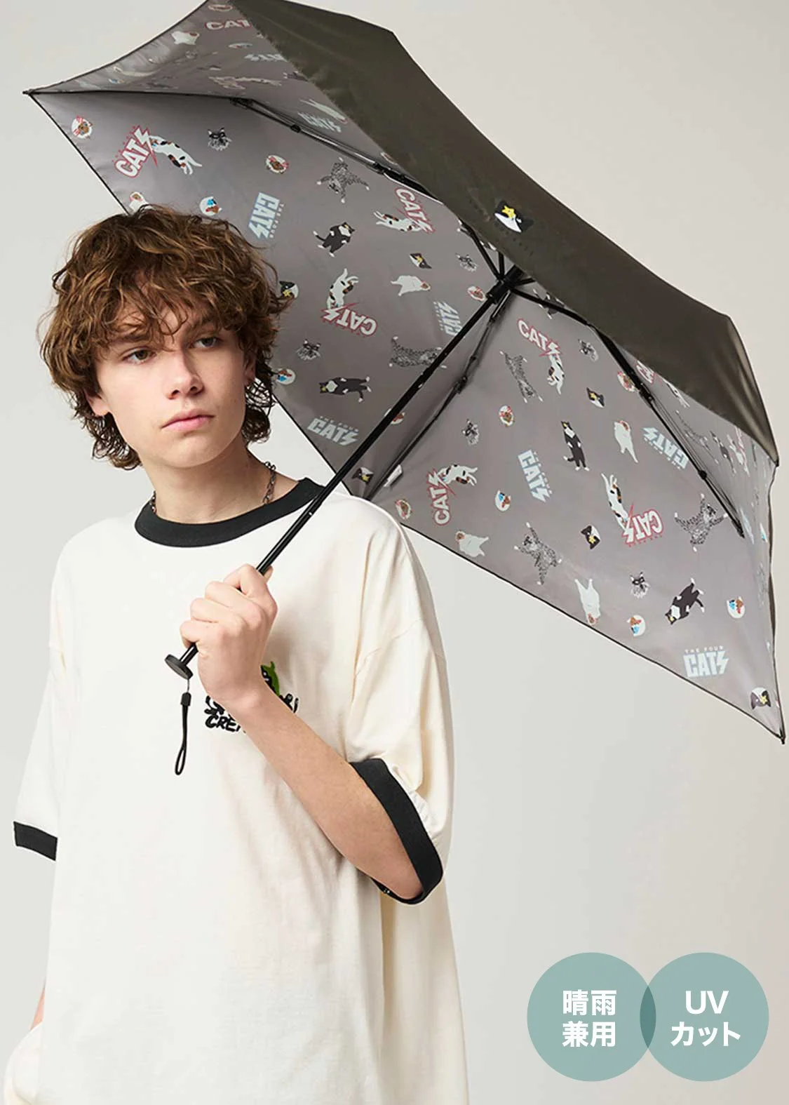 All-weather Folding Umbrella 55cm (THE FOUR CATS) - Image 7