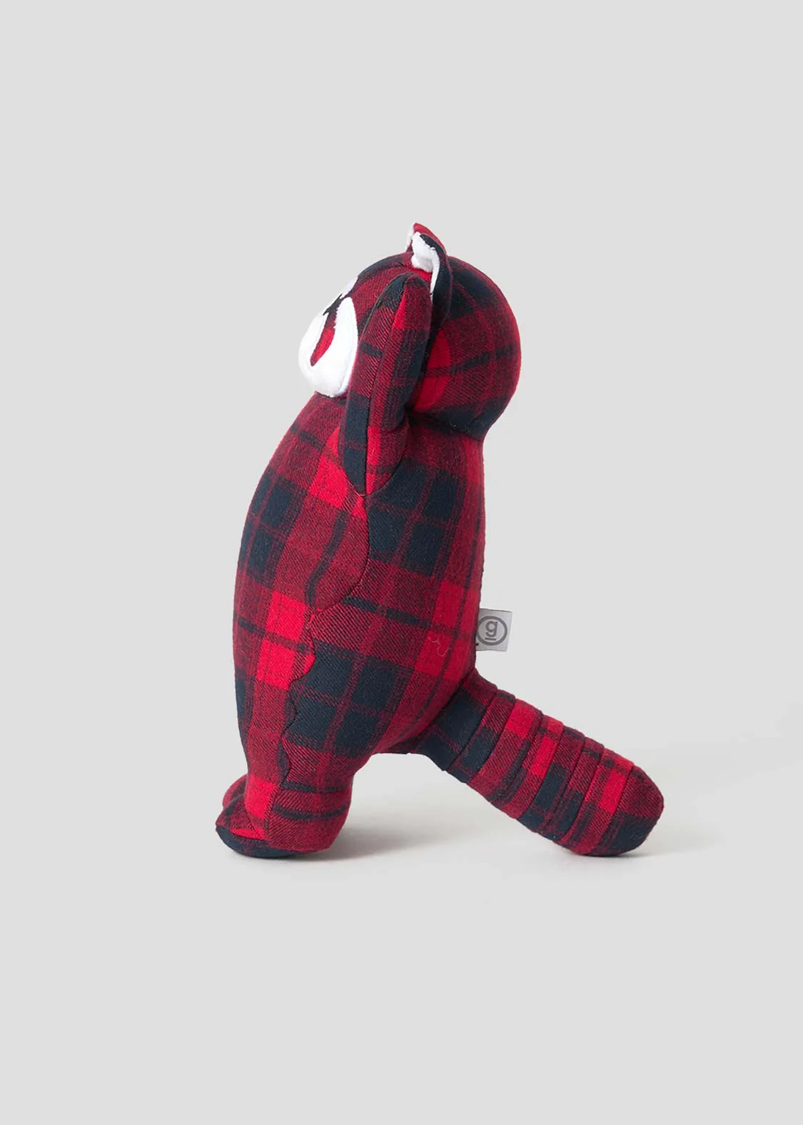 Ikaku Red | Checkered Stuffed Toy - Image 3