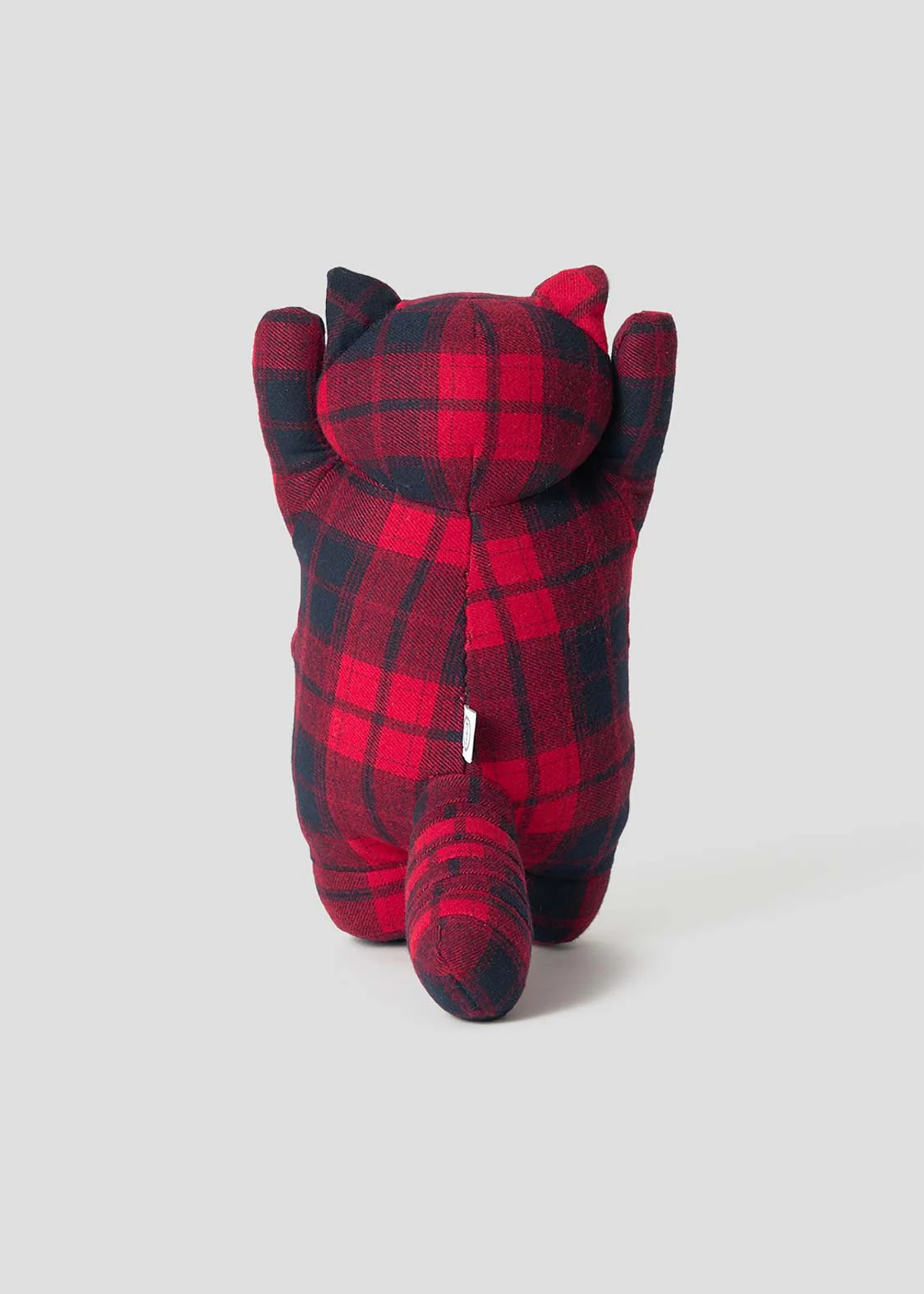 Ikaku Red | Checkered Stuffed Toy - Image 4