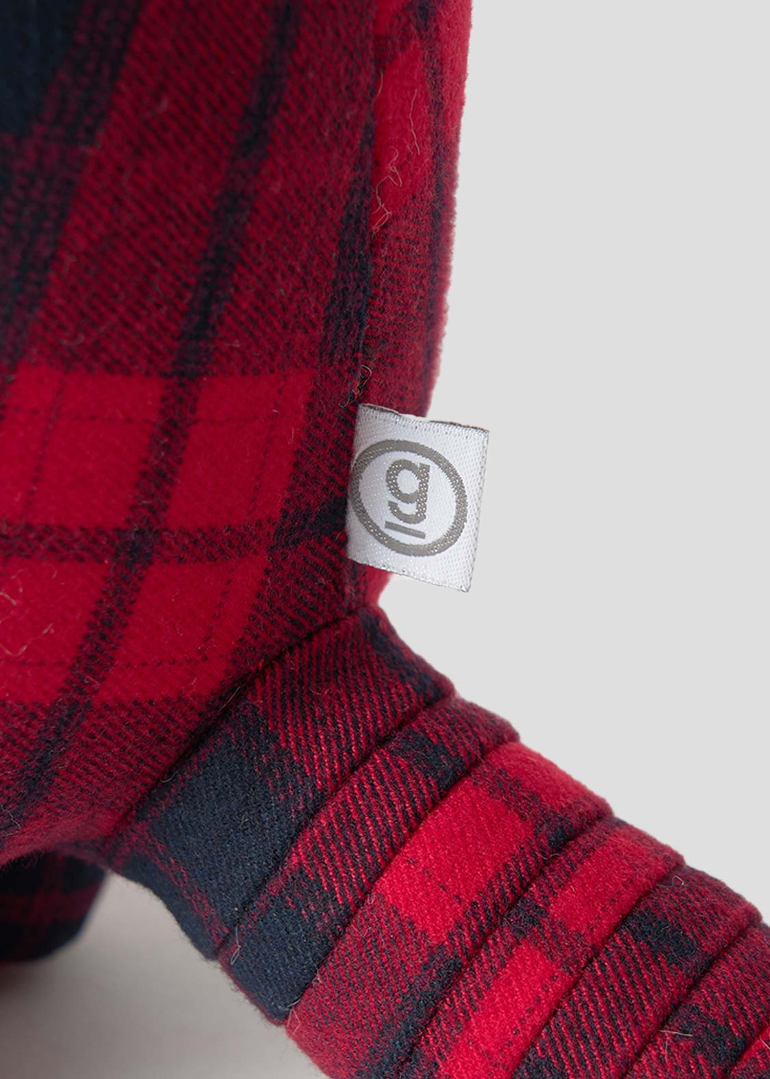 Ikaku Red | Checkered Stuffed Toy - Image 5
