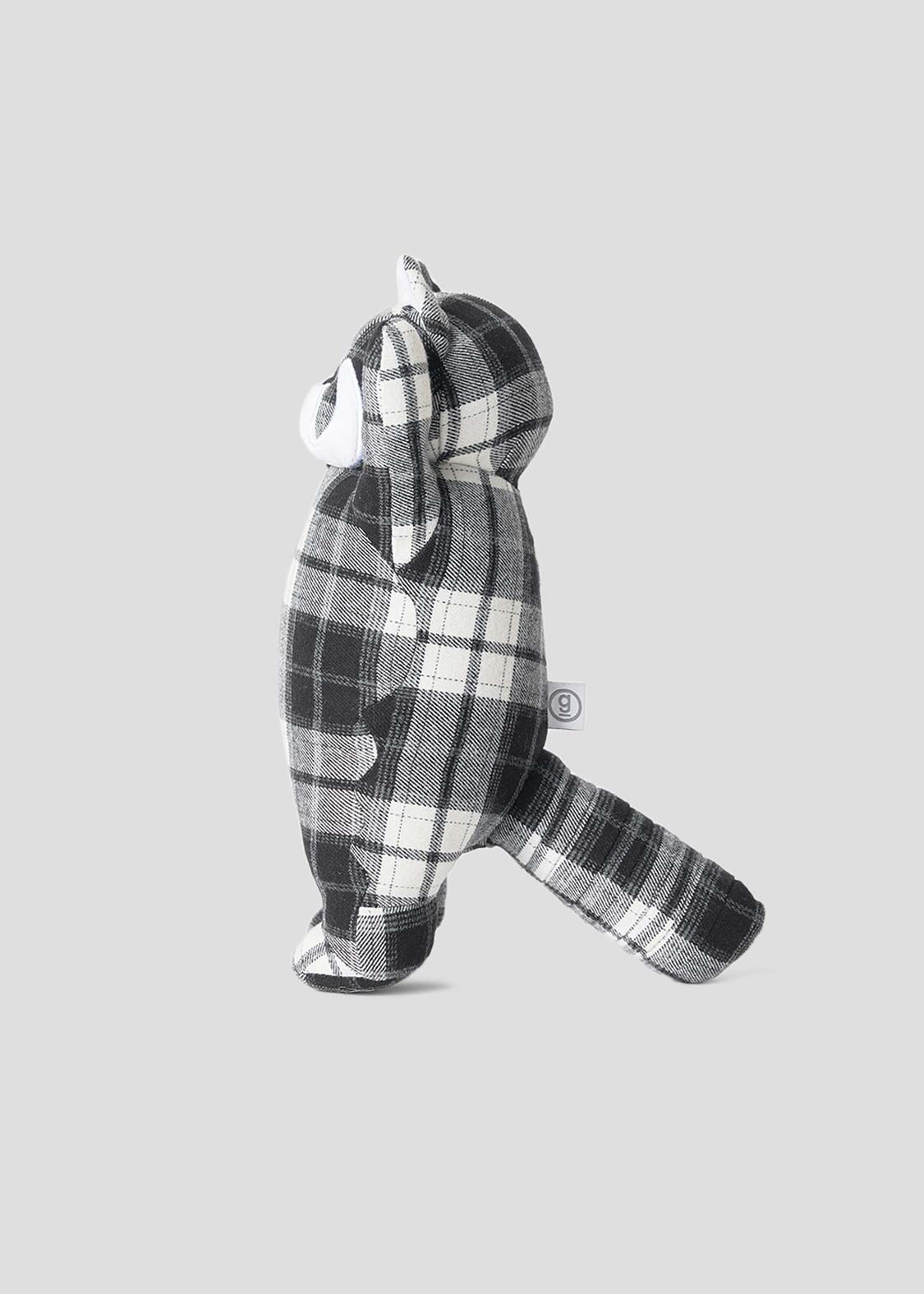 Ikaku BW | Checkered Stuffed Toy - Image 3