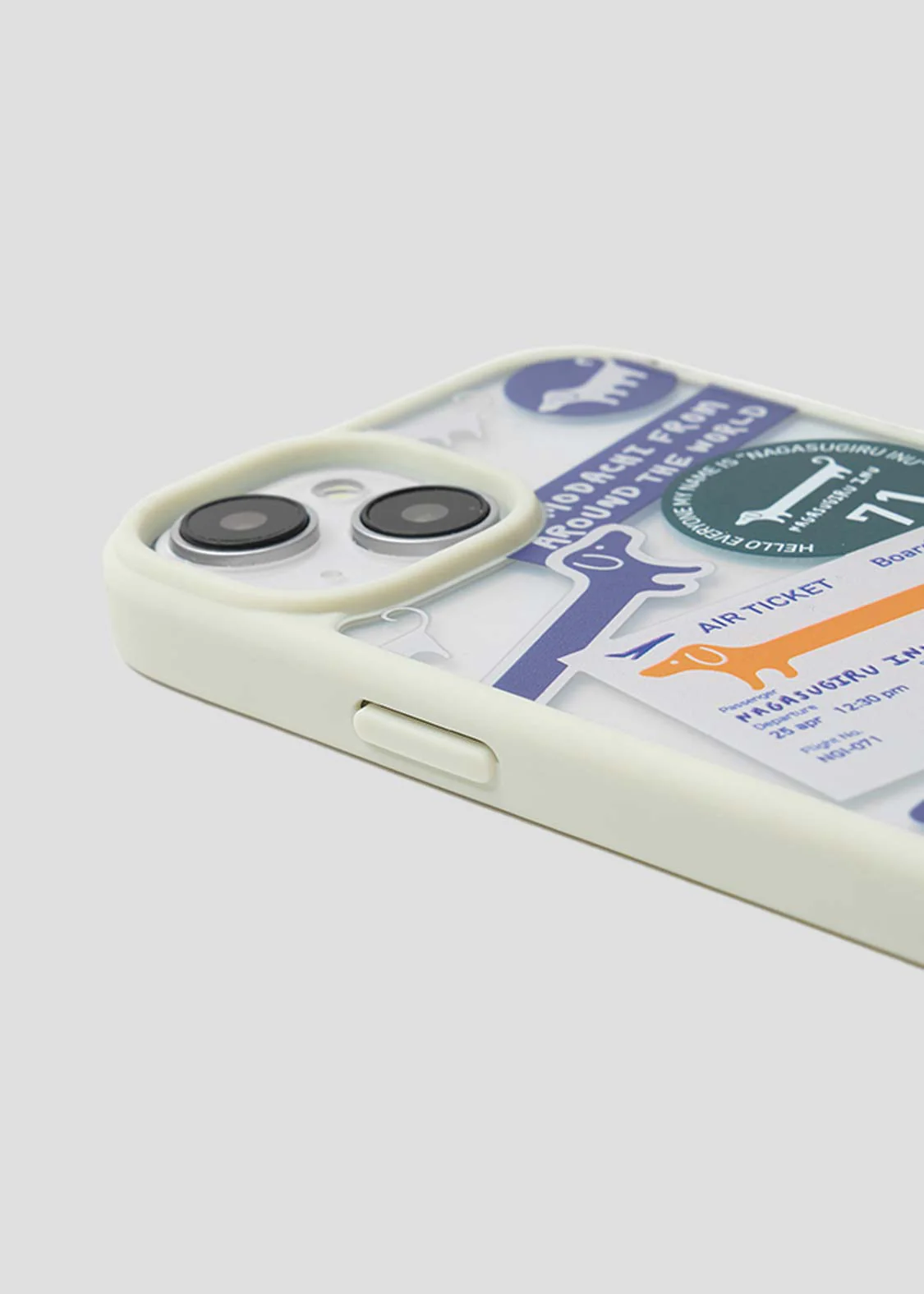 Nagasugiru Inu Stickers | Clear Smartphone Case/Iphone 15 - Image 10