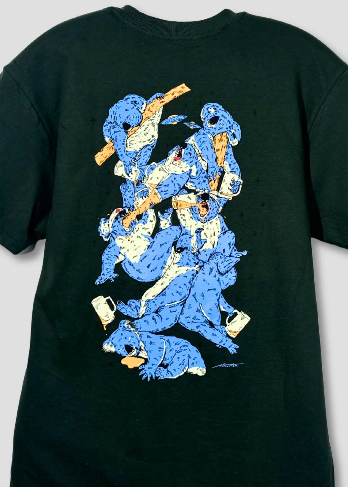 Hirotton Koala - Forest | Big Silhouette T-Shirt - Image 3