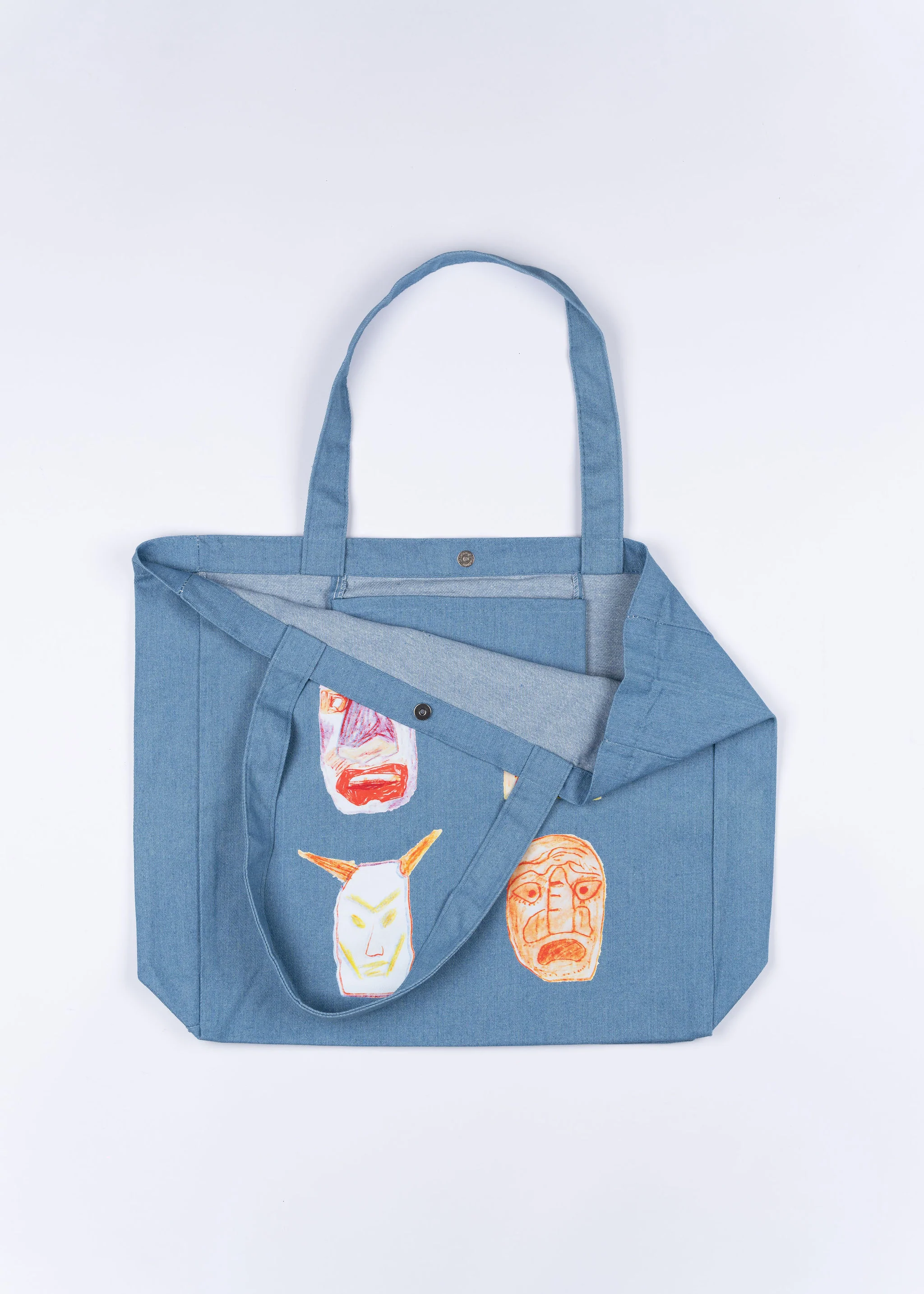 Nanami Obara - Namahage | Denim Tote Bag - Image 3