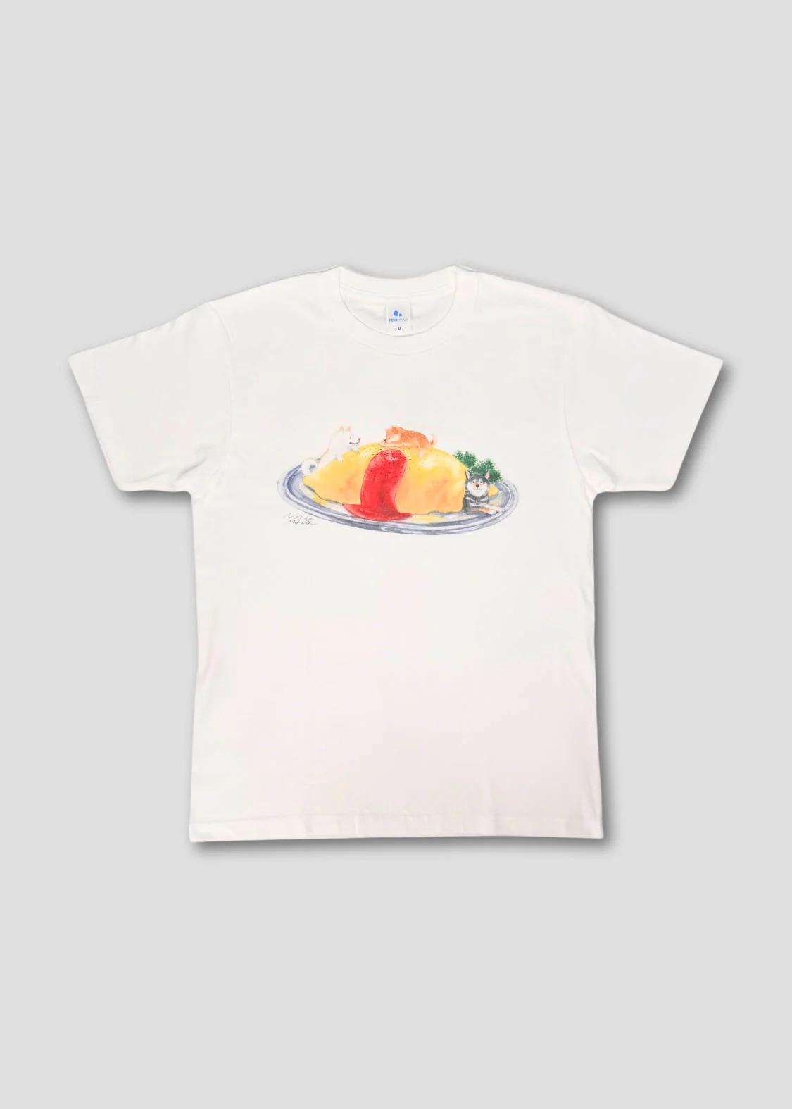 Natsuka Murata Shiba Inu and Omurice T-Shirt