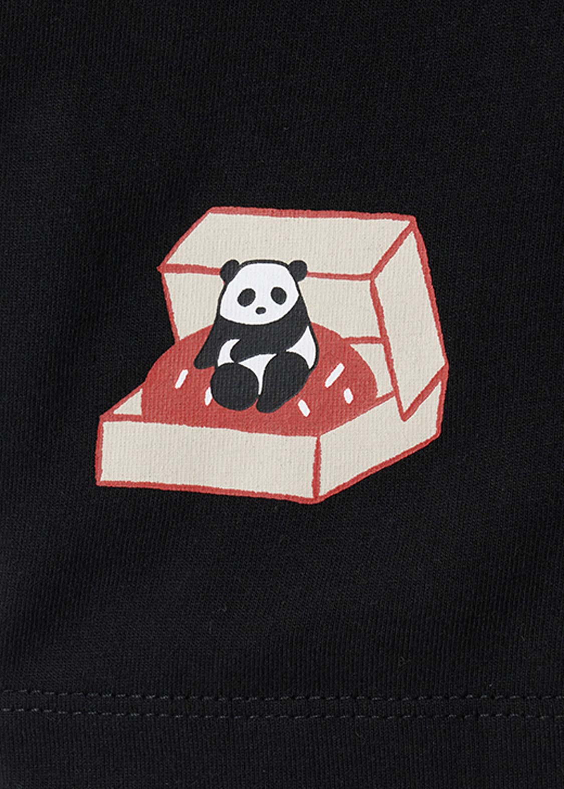 Rolling Panda's Donuts | Color Block T-Shirt - Image 5